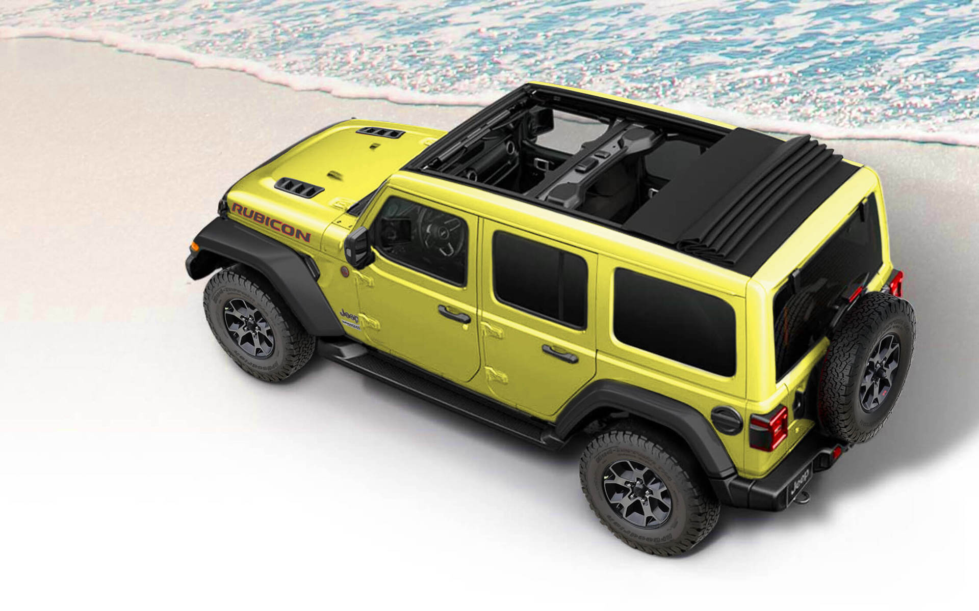 電動で開閉するソフトトップを装備