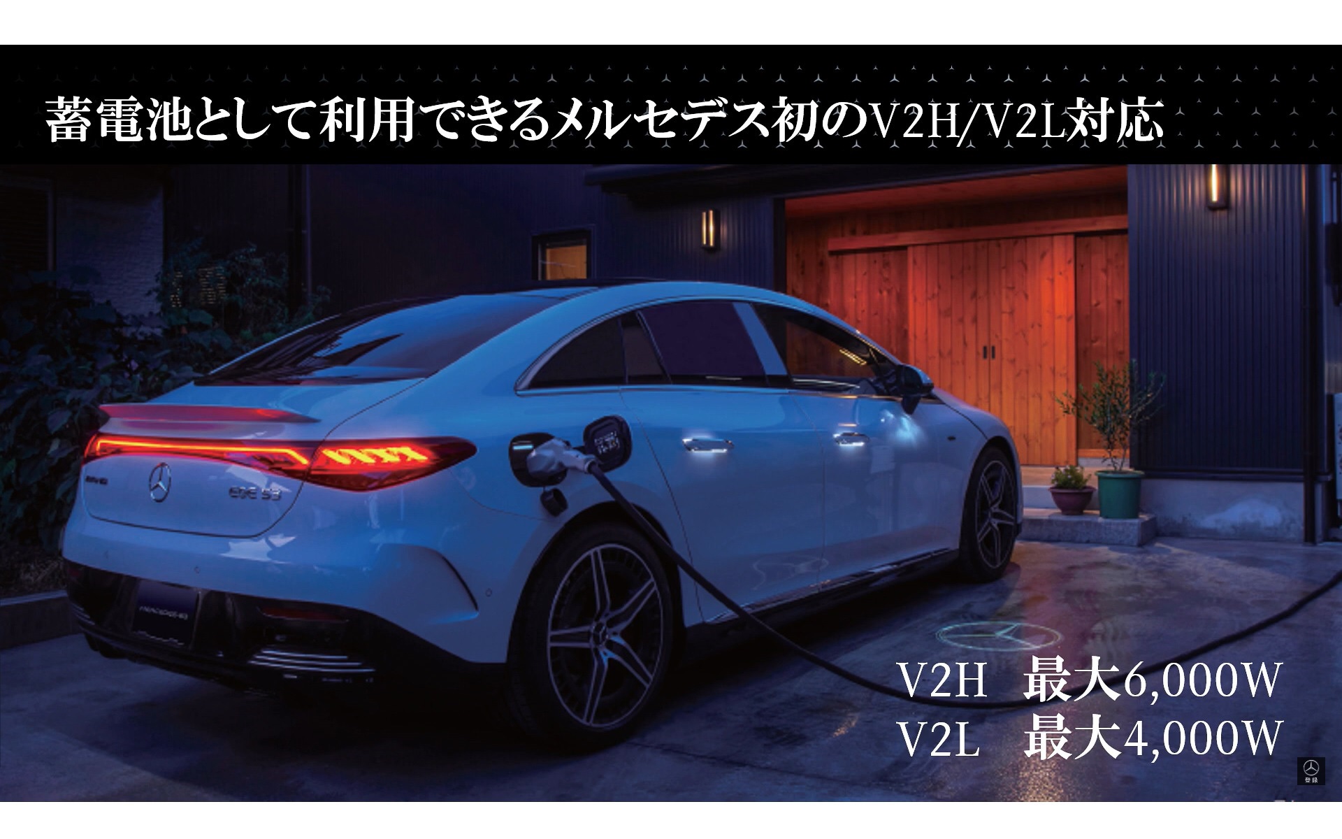 V2H、V2Lにも対応可能