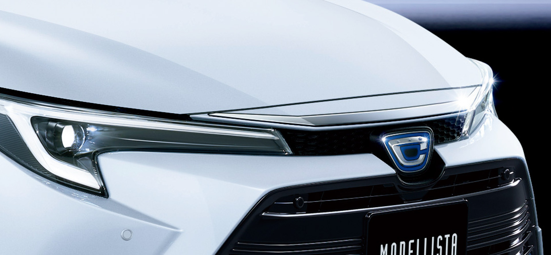 メッキのフロントグリルガーニッシュはカローラ・カローラ ツーリング共通で2万5300円