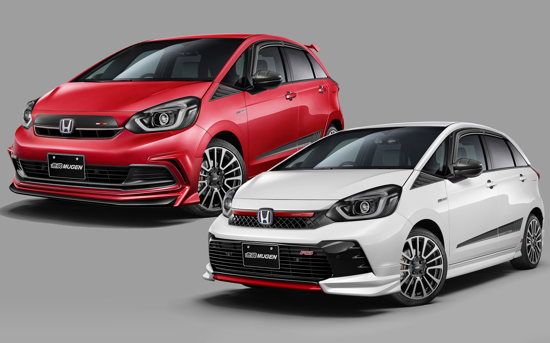 無限がマイナーチェンジした「フィット」用エアロパーツなどを発表した