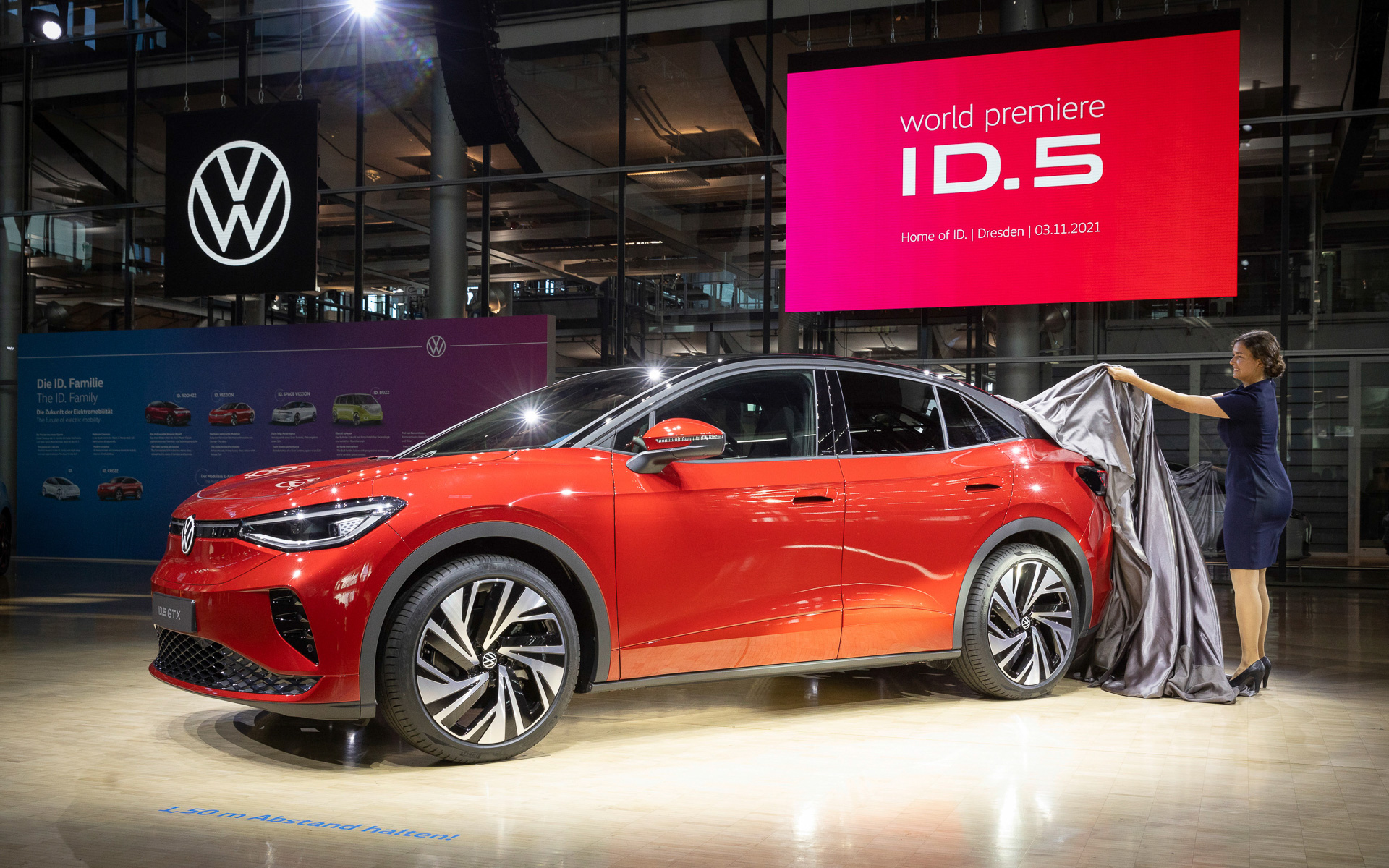 SUVクーペスタイルの「ID.5」