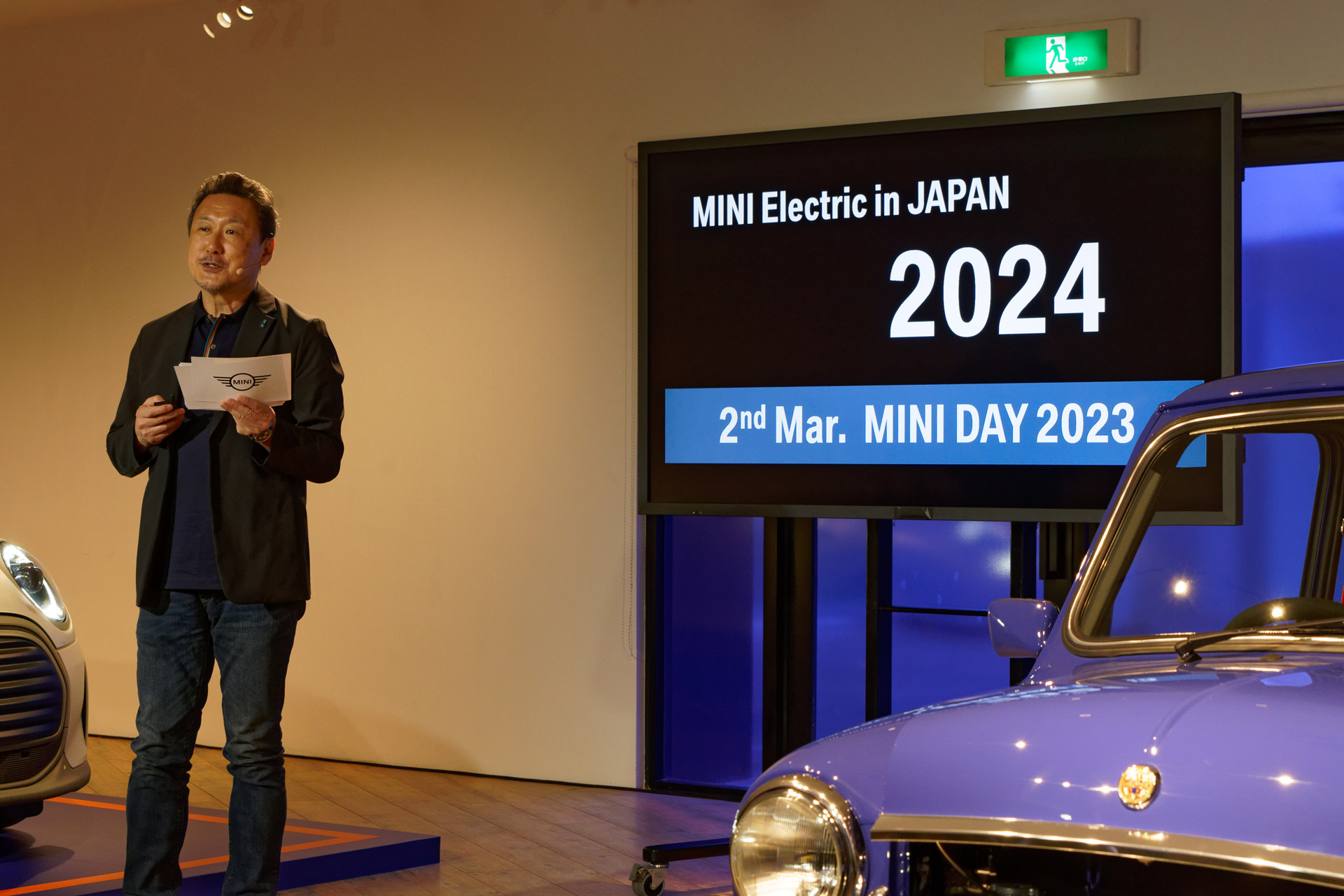 MINIの新たな展開を予告するビー・エム・ダブリュー MINIディビジョン営業部長 山口智之氏