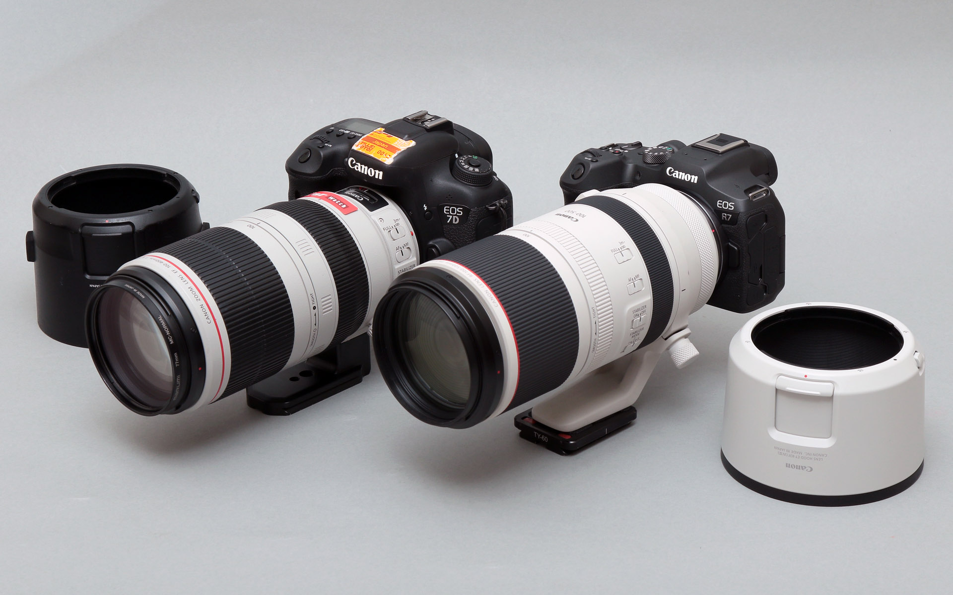 「EOS R7」と「EOS 7D Mark II」