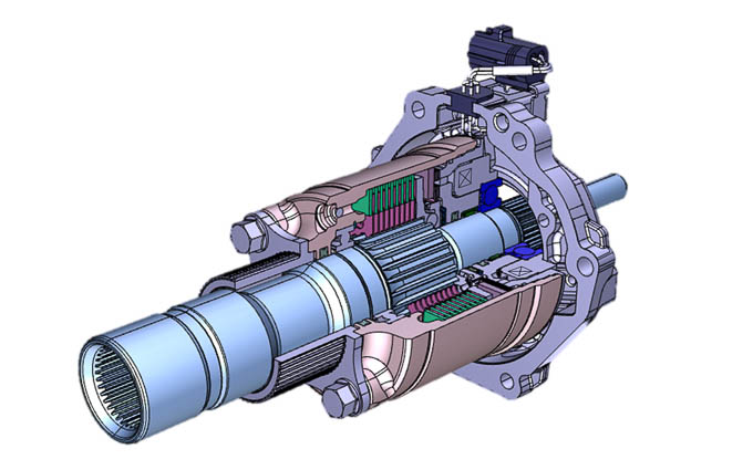 FRベース4WD車両向け 電子制御カップリング（ITCC）