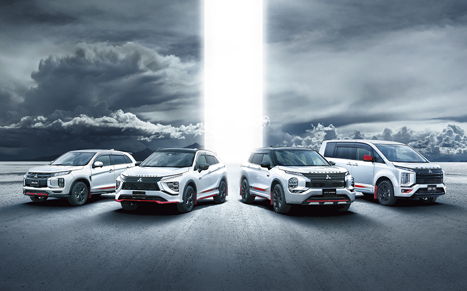 日本では3月から「アウトランダー」「エクリプス クロス」「RVR」「デリカD：5」用のラリーアートブランドのアクセサリーを正規ディーラーで発売。機能パーツのリリースにも期待がかかる