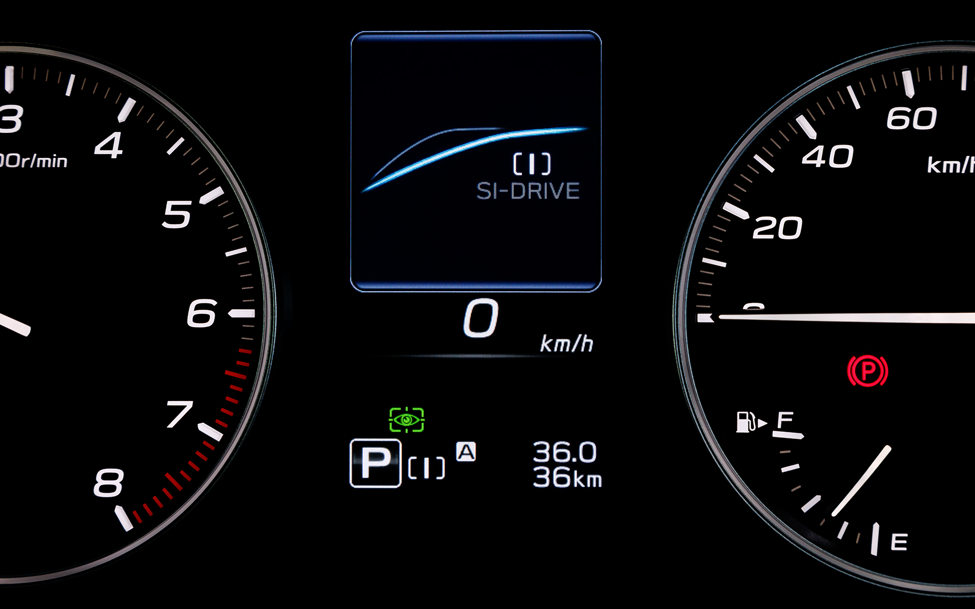 SI-DRIVEのモード表示
