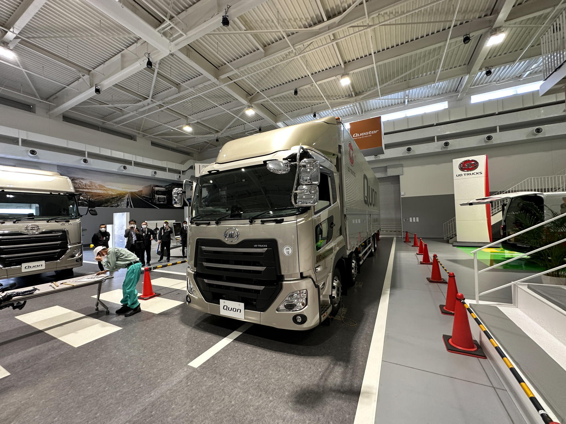 日常点検項目をチェックする競技も