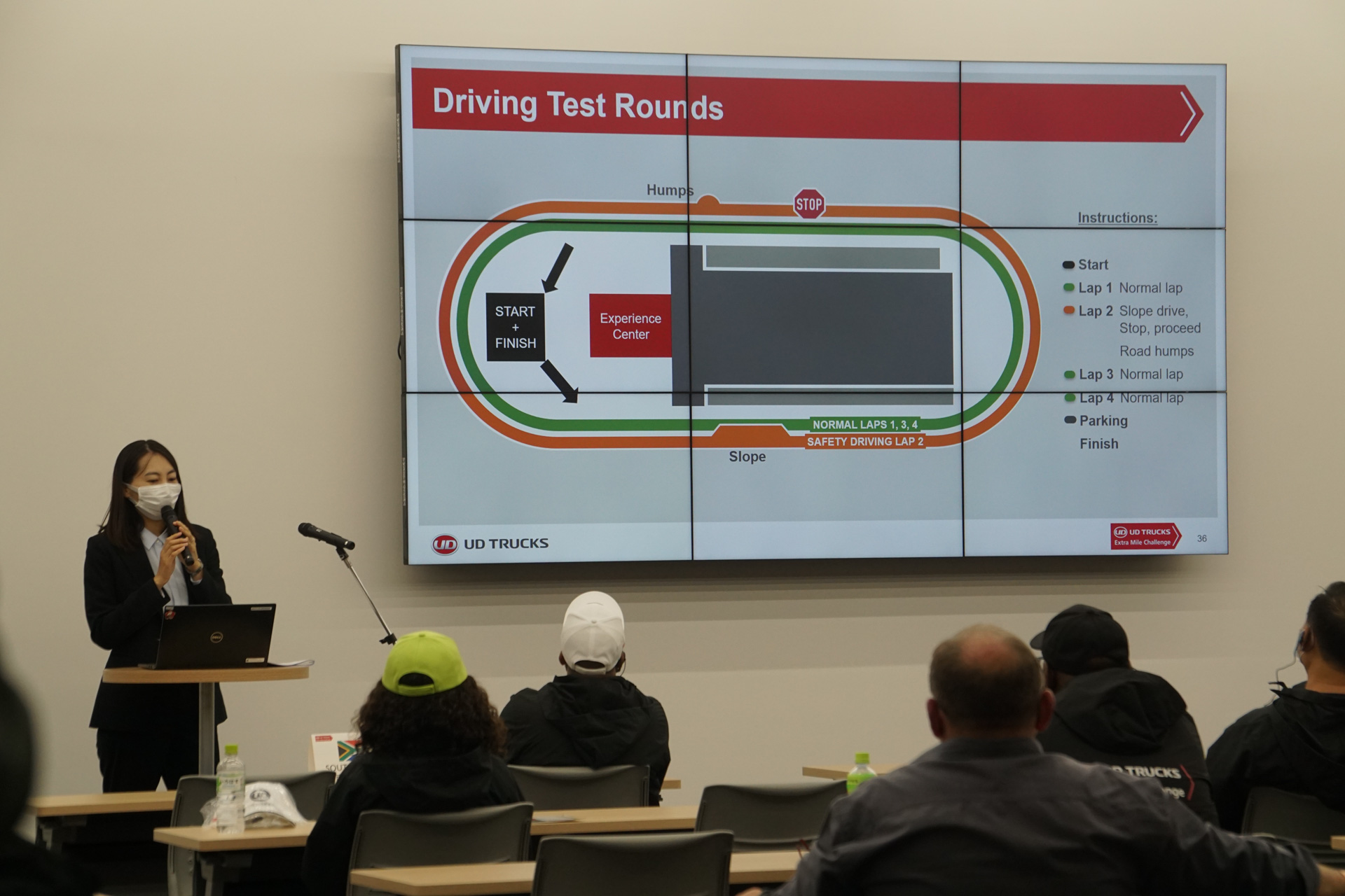 競技は埼玉・上尾本社にあるUDエクスペリエンスセンターで行なわれる