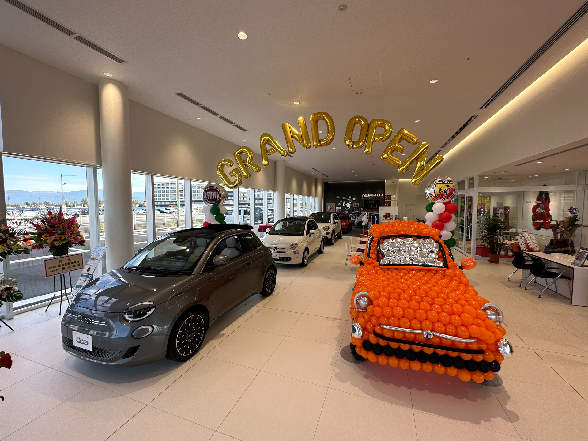 新規オープンする「フィアット/アバルト富山」