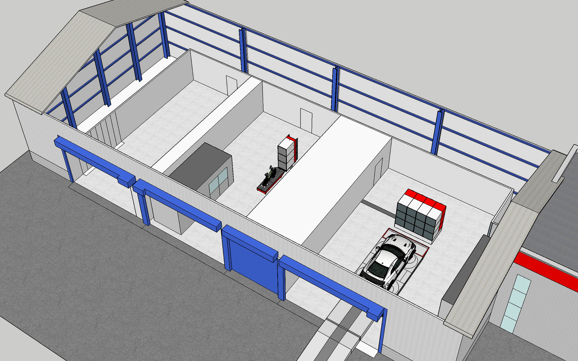 風洞試験センターの外観（イメージ）