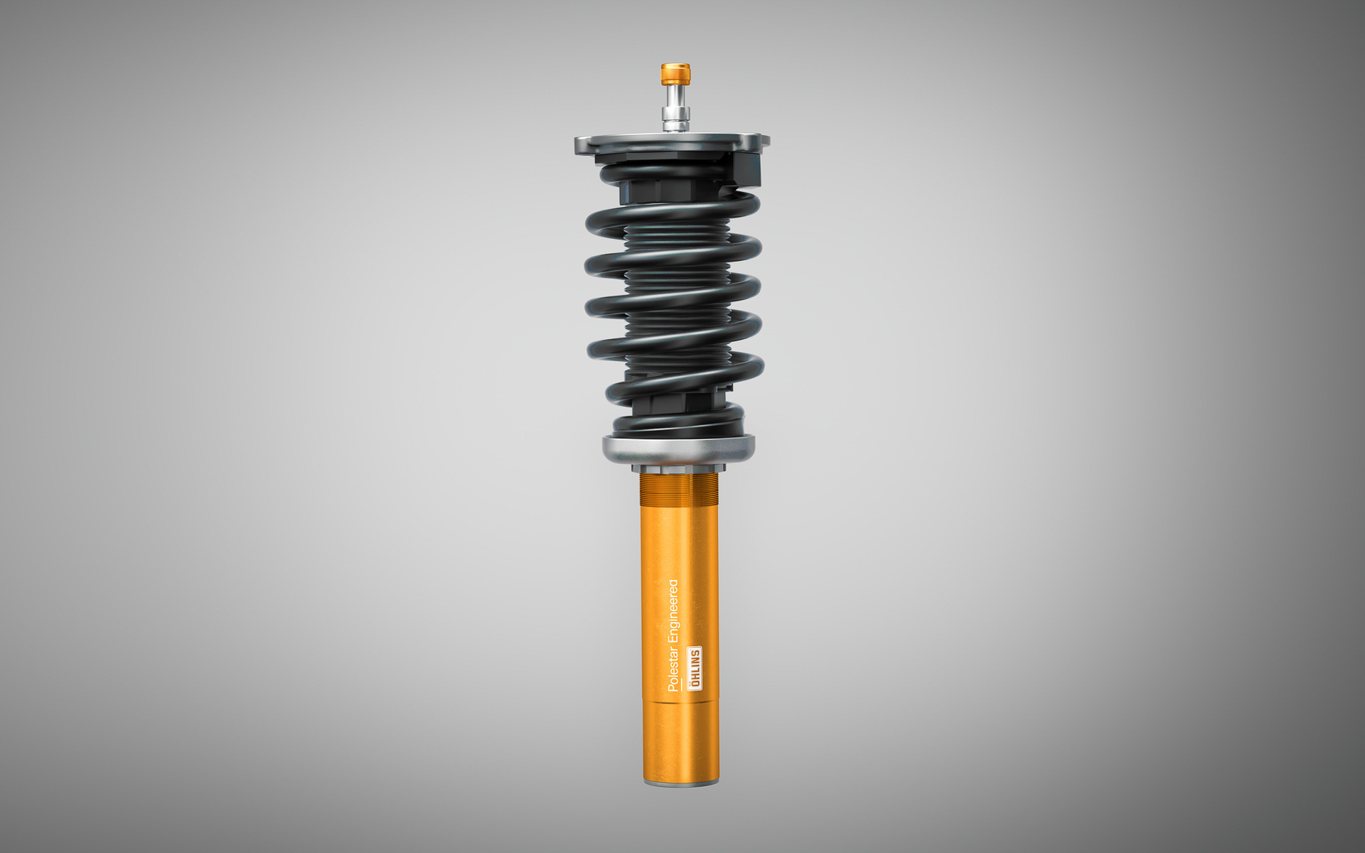 22段階の減衰力調整が可能なオーリンズ製DFVショックアブソーバー＆強化スプリングをはじめ、ブレンボ製6ピストン・フロントブレーキキャリパーとスリット入りベンチレーテッドディスク（フロント/371mm）、ストラットタワーバー、19インチの専用鍛造アルミホイールを装着