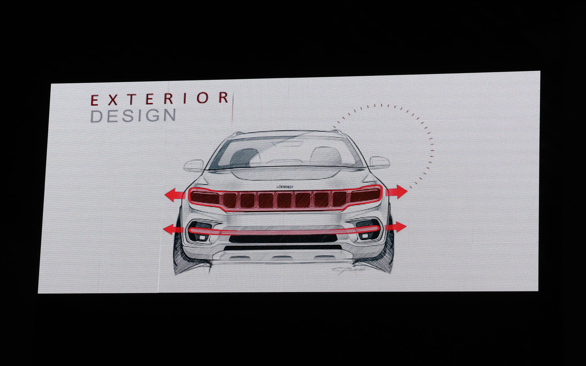 新型コマンダーのデザインに関するプレゼンテーション資料