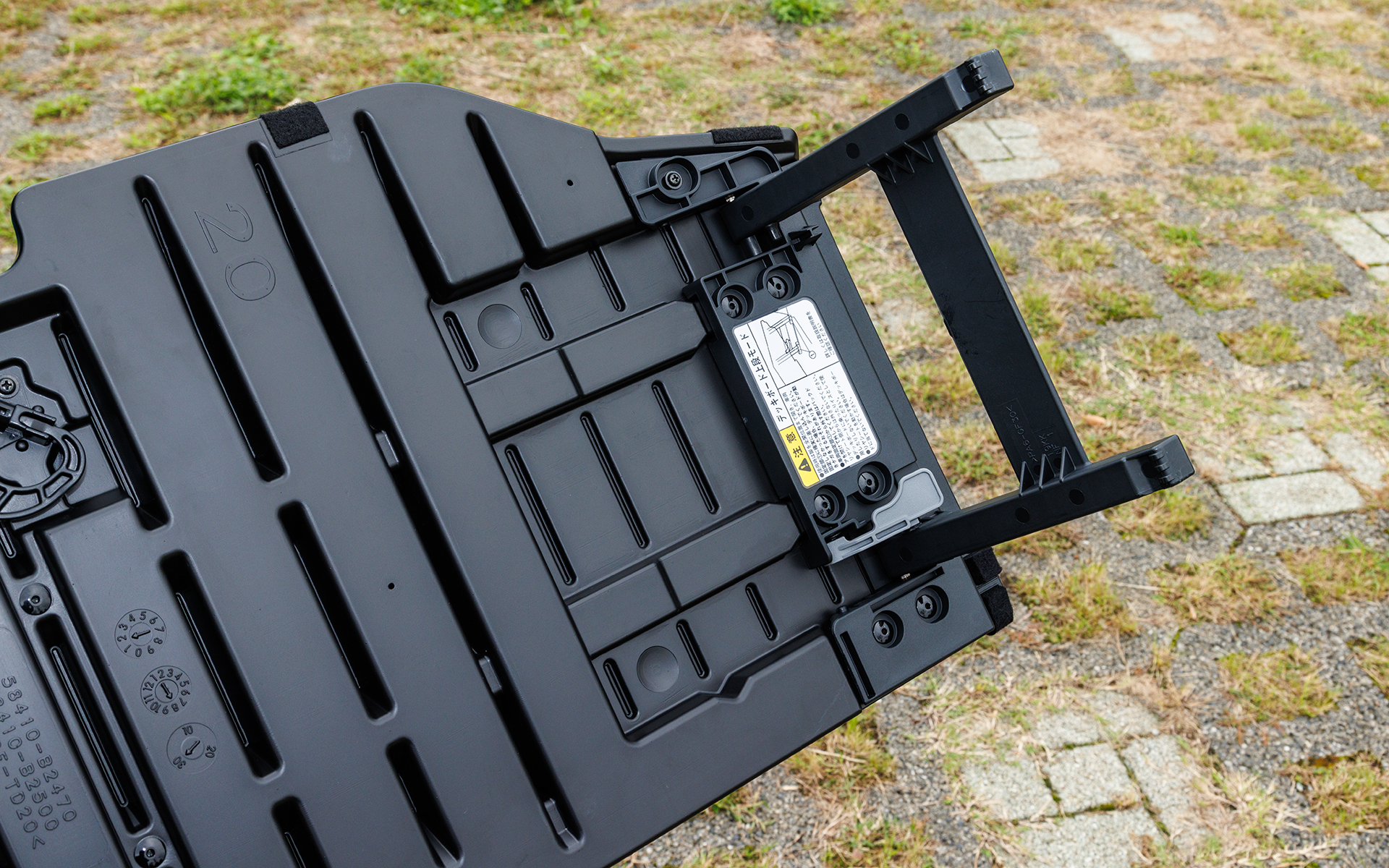 足を引き出したところ