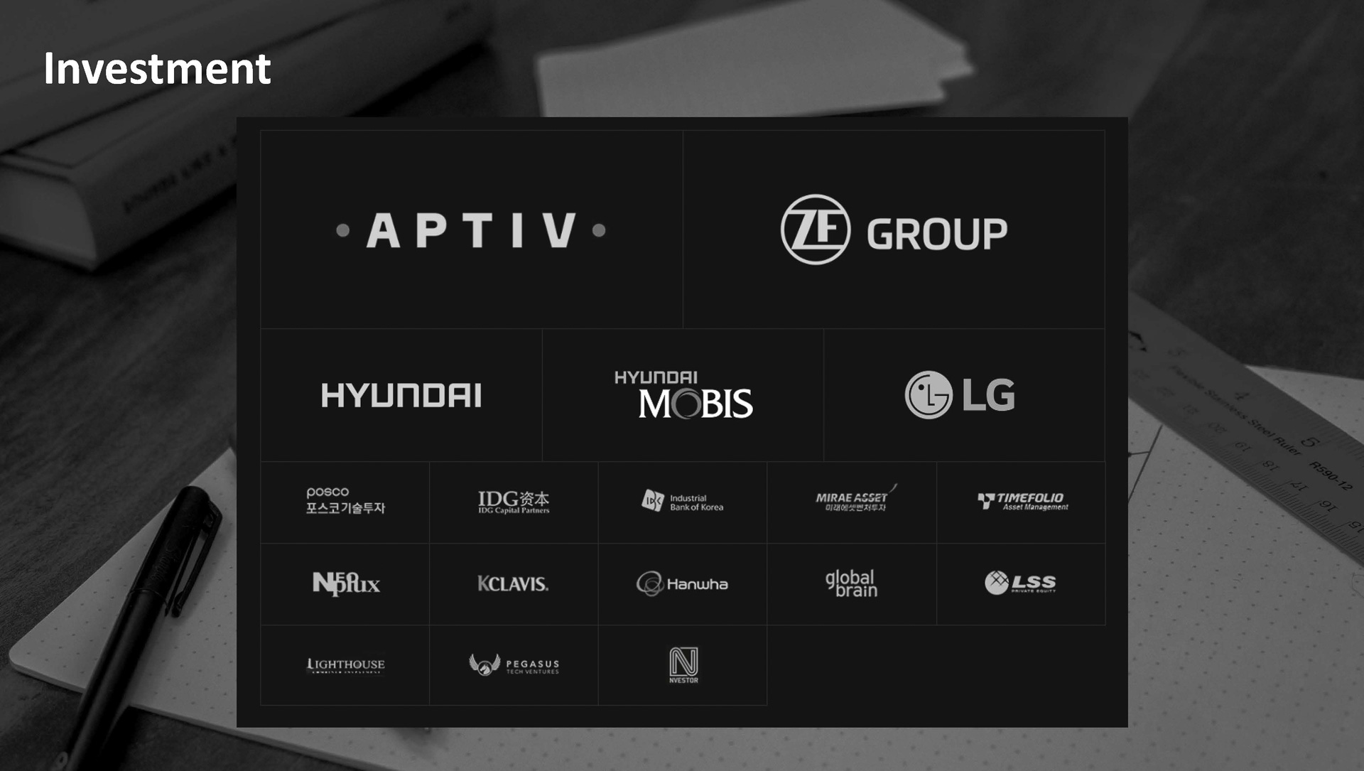 多くの企業から出資を受けている