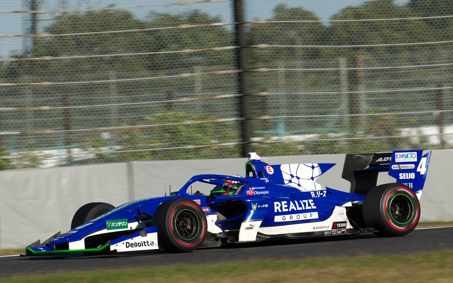 野尻選手とチャンピオンを争った4号車 サッシャ･フェネストラズ選手（REALIZE Corporation KONDO SF19）