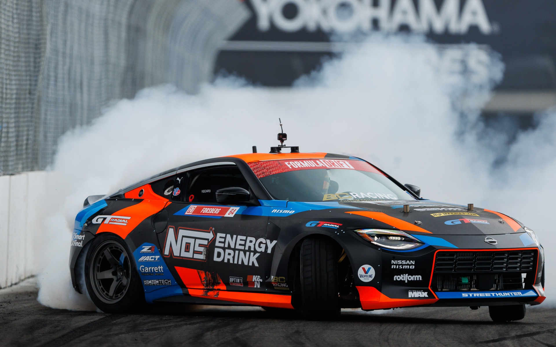 Chris Forsberg選手の走行シーン