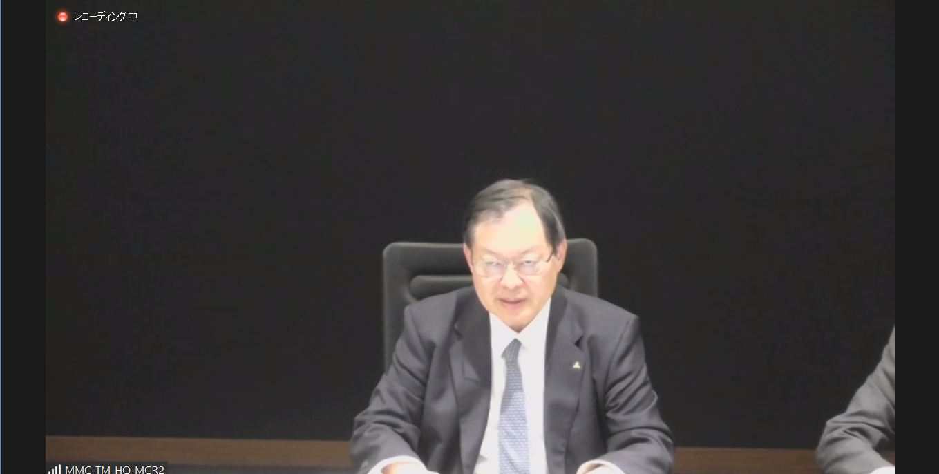 三菱自動車工業株式会社 代表執行役副社長（CFO）池谷光司氏