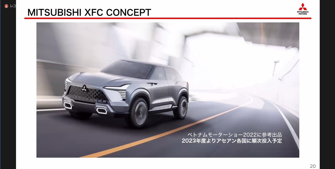 10月26日～30日に開催された「ベトナムモーターショー 2022」で参考出品された「XFC コンセプト」