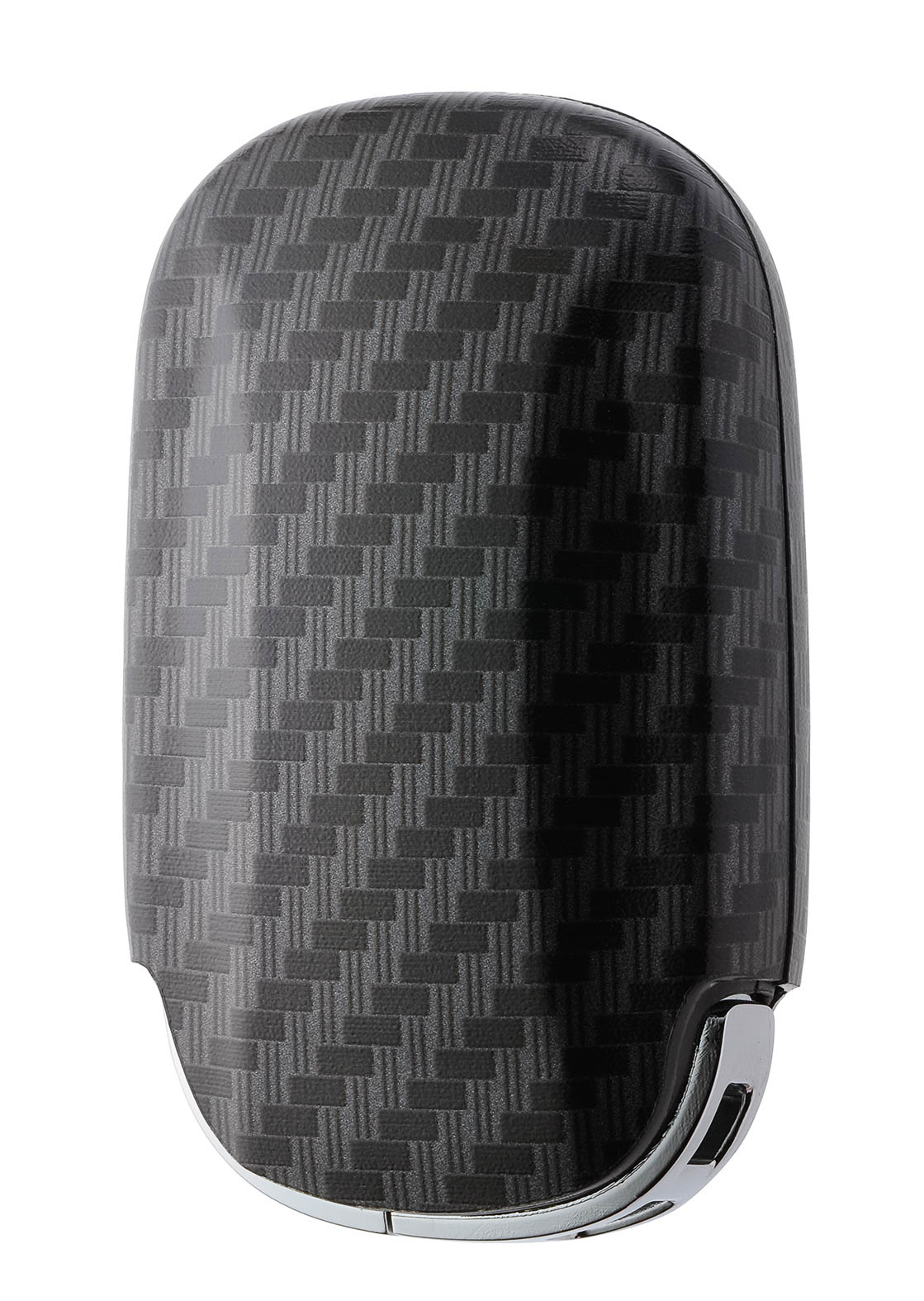 樹脂製キーカバー デラックスタイプ「イミテーションカーボン」（登録車用）は従来からの継続ラインアップ。4400円