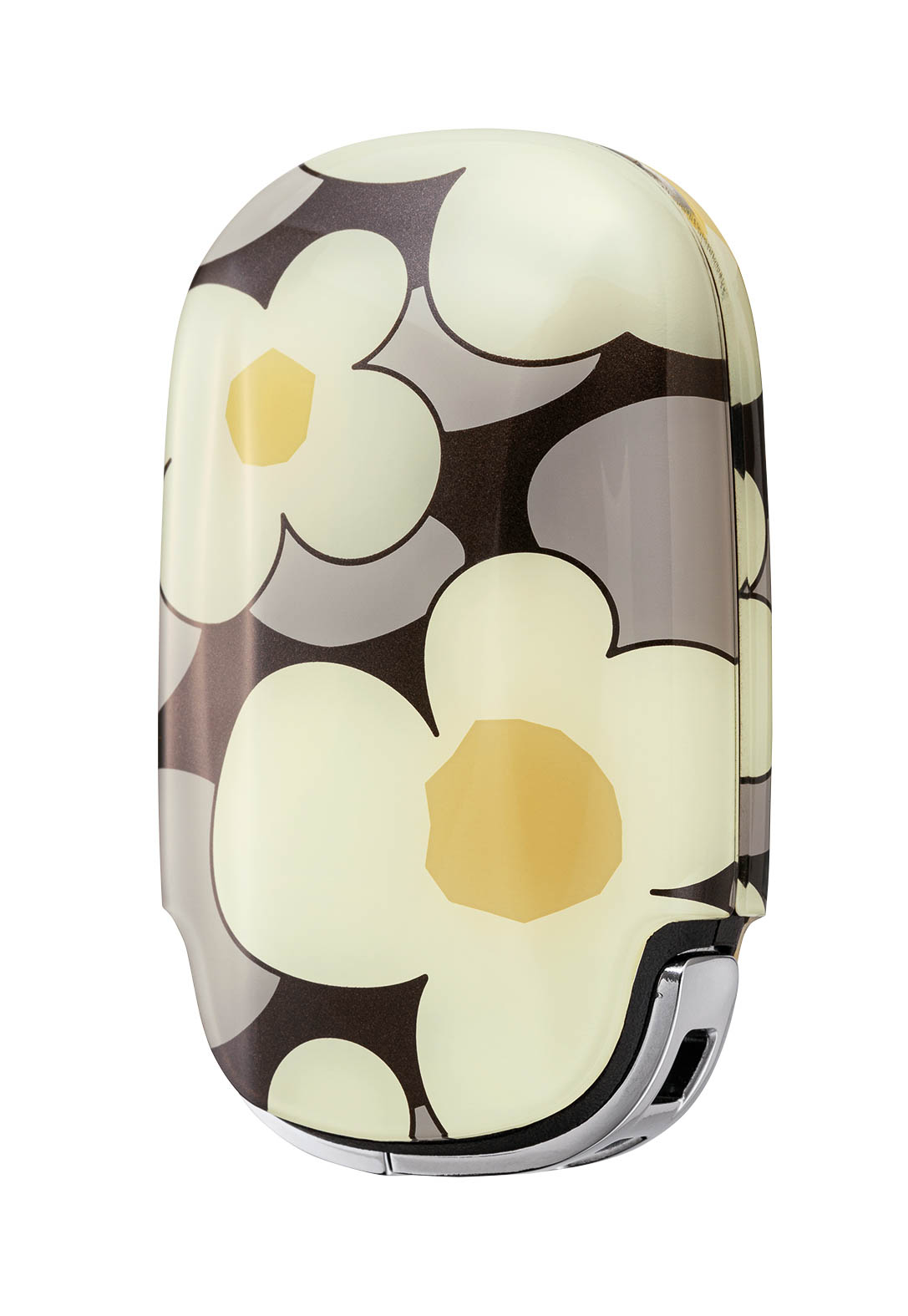 樹脂製キーカバー スタンダードタイプ「ラテフラワー」（登録車用）3300円