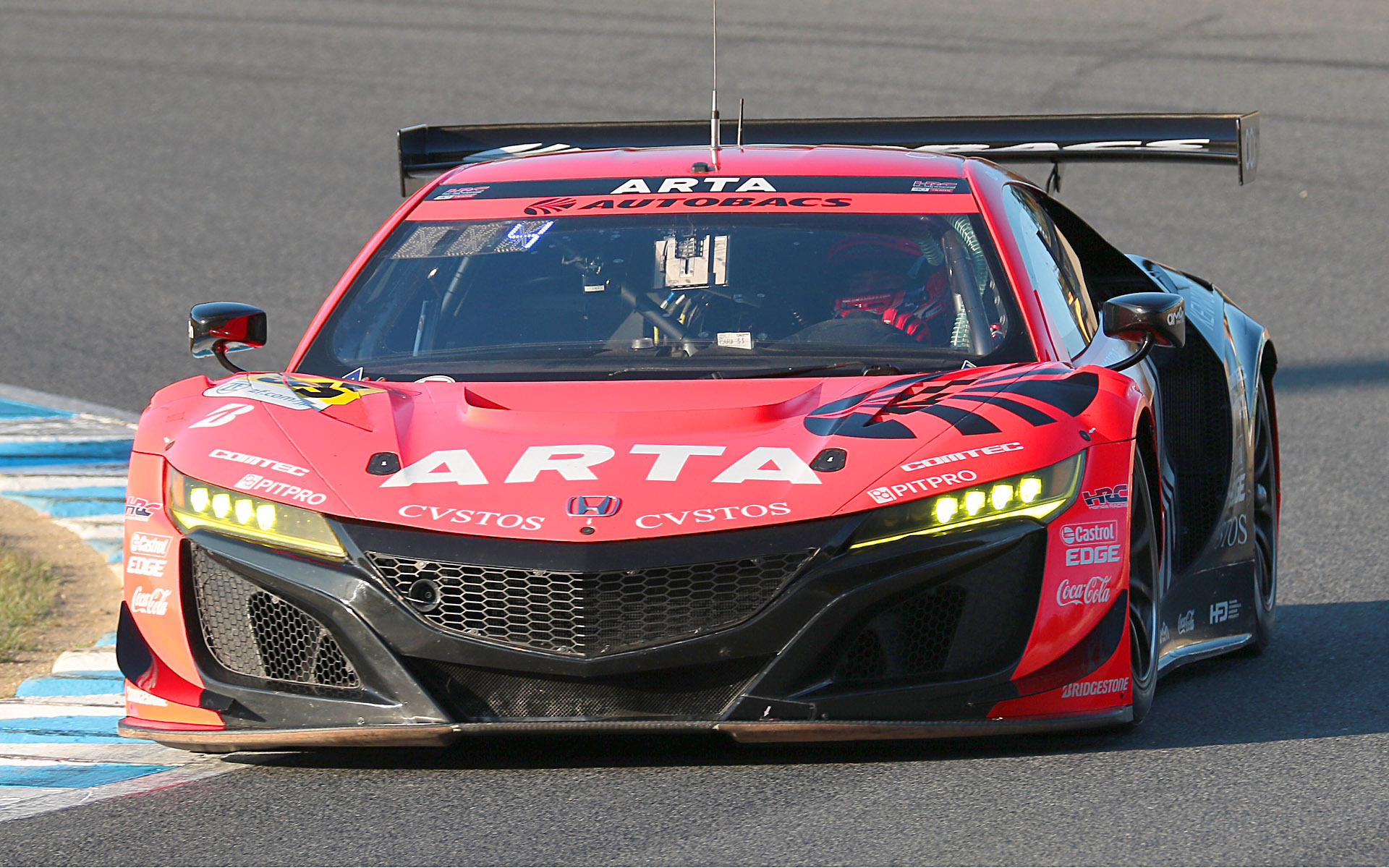 ポールは55号車ARTA NSX GT3（武藤英紀/木村偉織、BS）