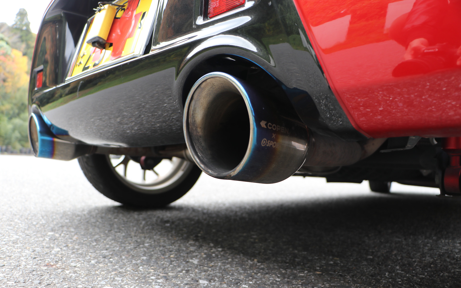 マフラーはD-SPORT