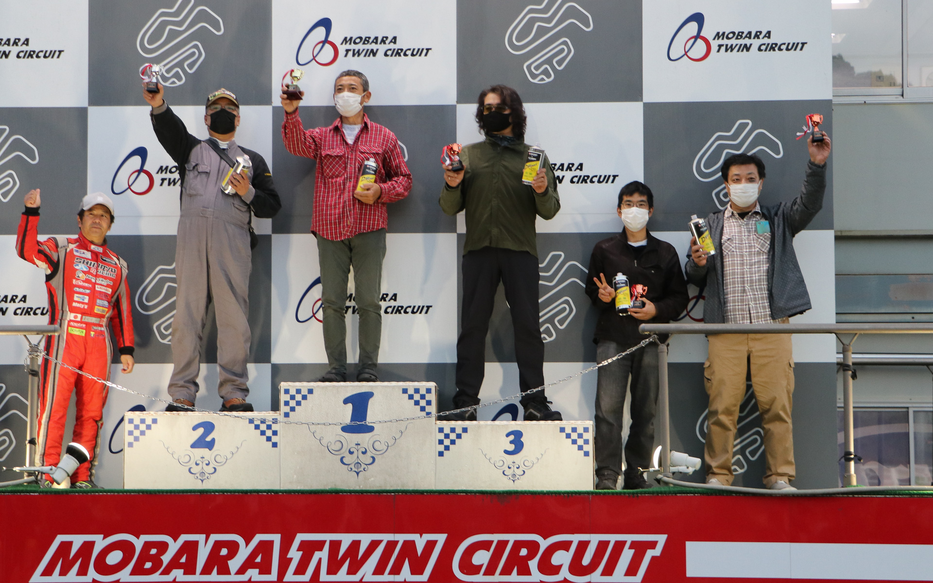 NA ビギナークラス。優勝イルカさん（ミラ/L700S）、2位Taro-sanさん（ミラ/L700V）、3位COS☆BREEZE大佐さん（COS☆BREEZEミラ/L275V）、4位タムラさん（オプティ/L800S）、5位mahoGさん（ミラ/L275S）