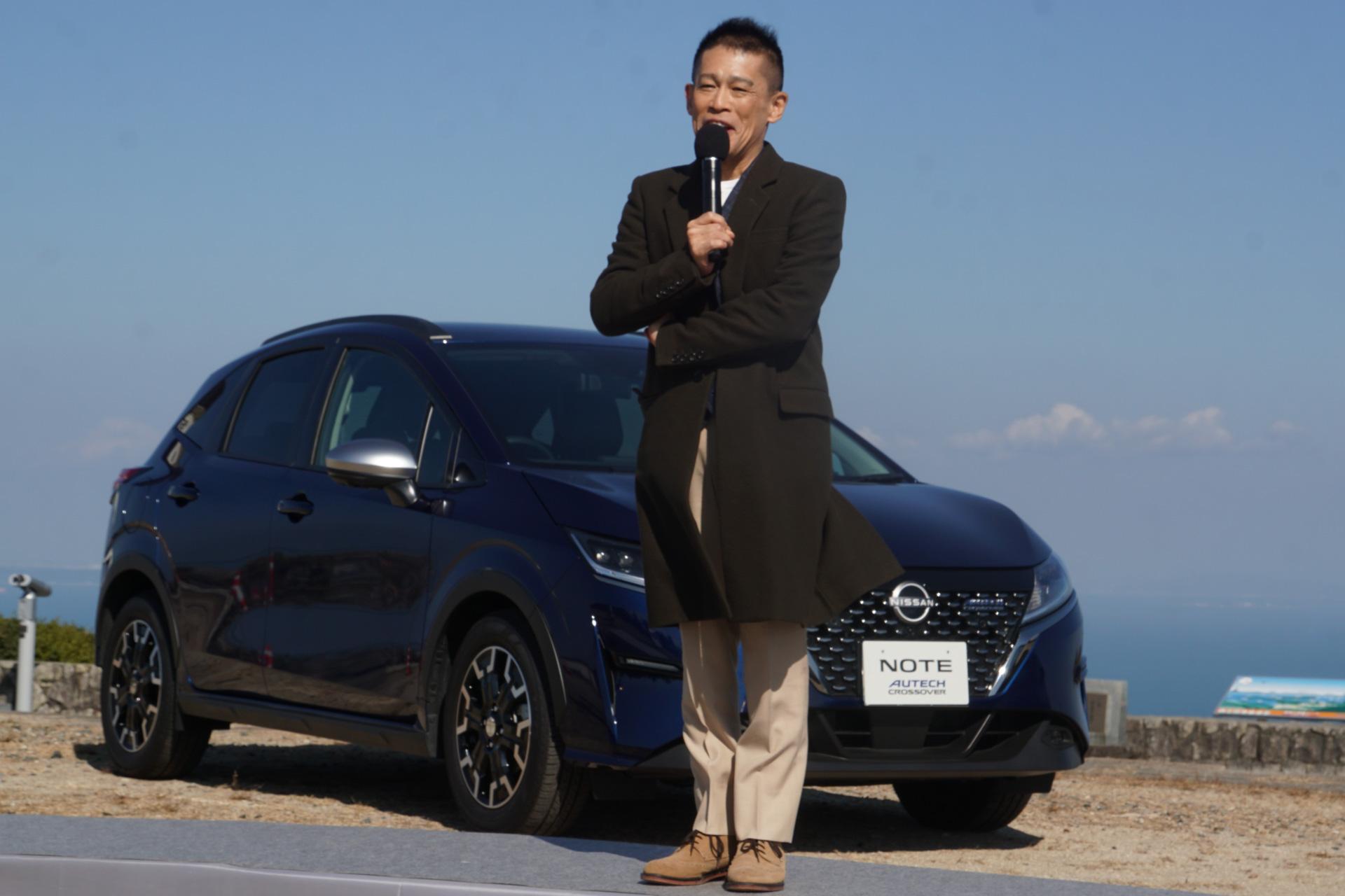 伊勢志摩 e-POWER ROADスペシャルアンバサダーを務める柳沢慎吾さん