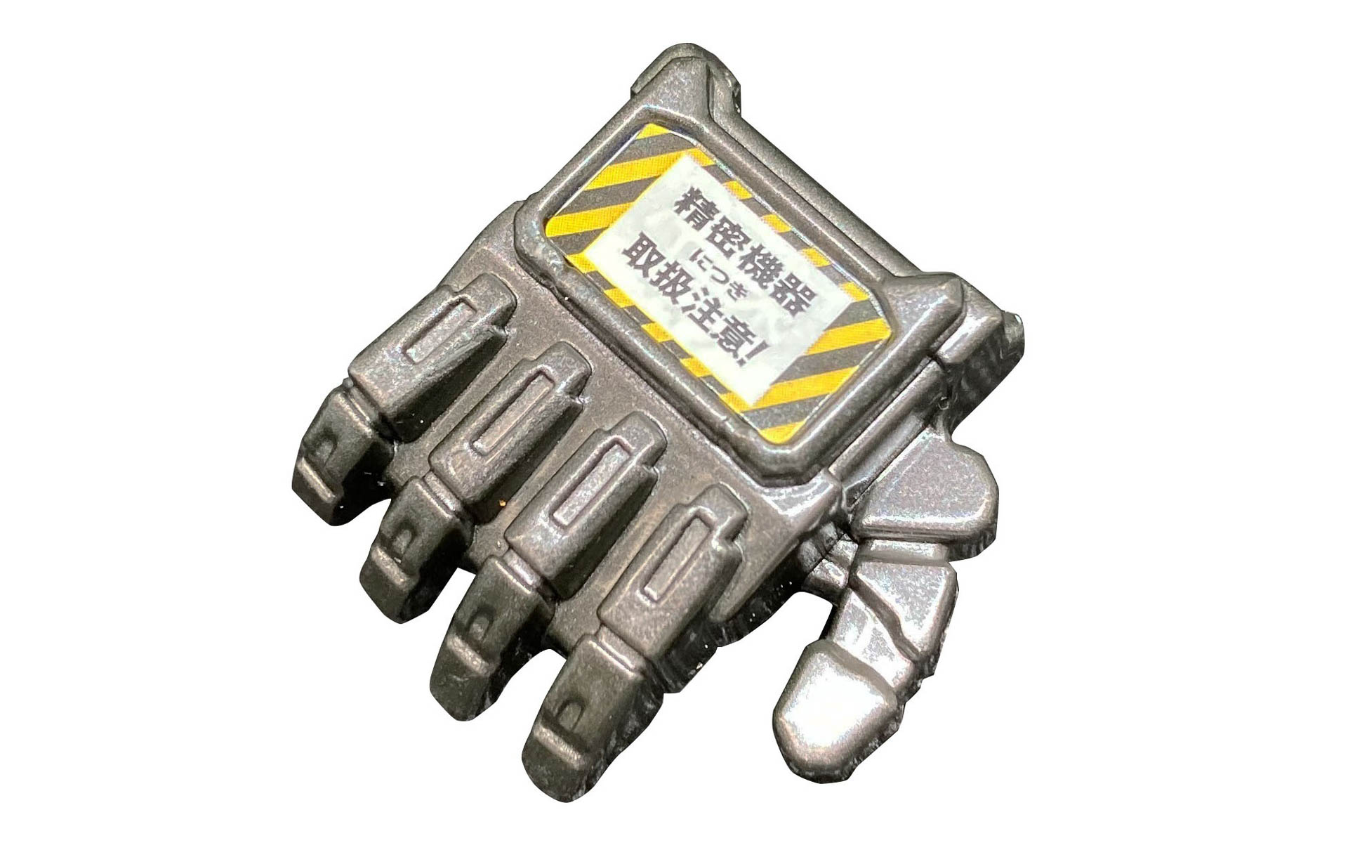 グローブ（軍手）には、「冷凍」「冷蔵」「精密機器につき取り扱い注意！」の荷扱いシール3種が貼れる