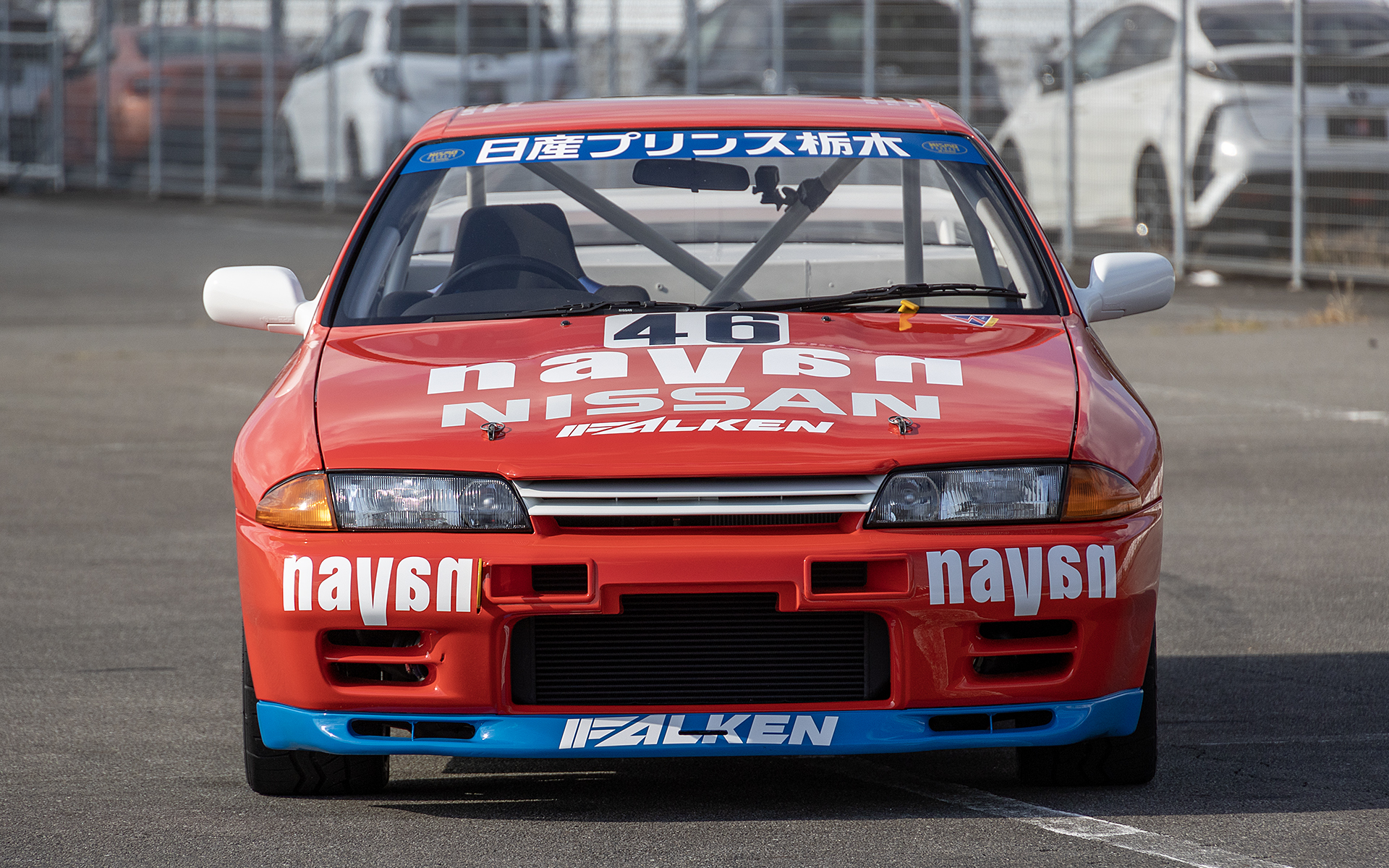 日産の社内チームだが、スポンサーとして日産プリンス栃木がついていた