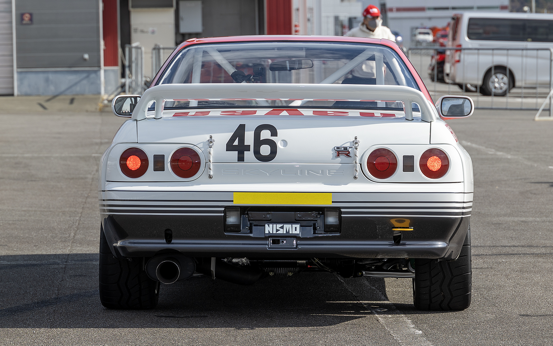 日産の社内チームだが、スポンサーとして日産プリンス栃木がついていた