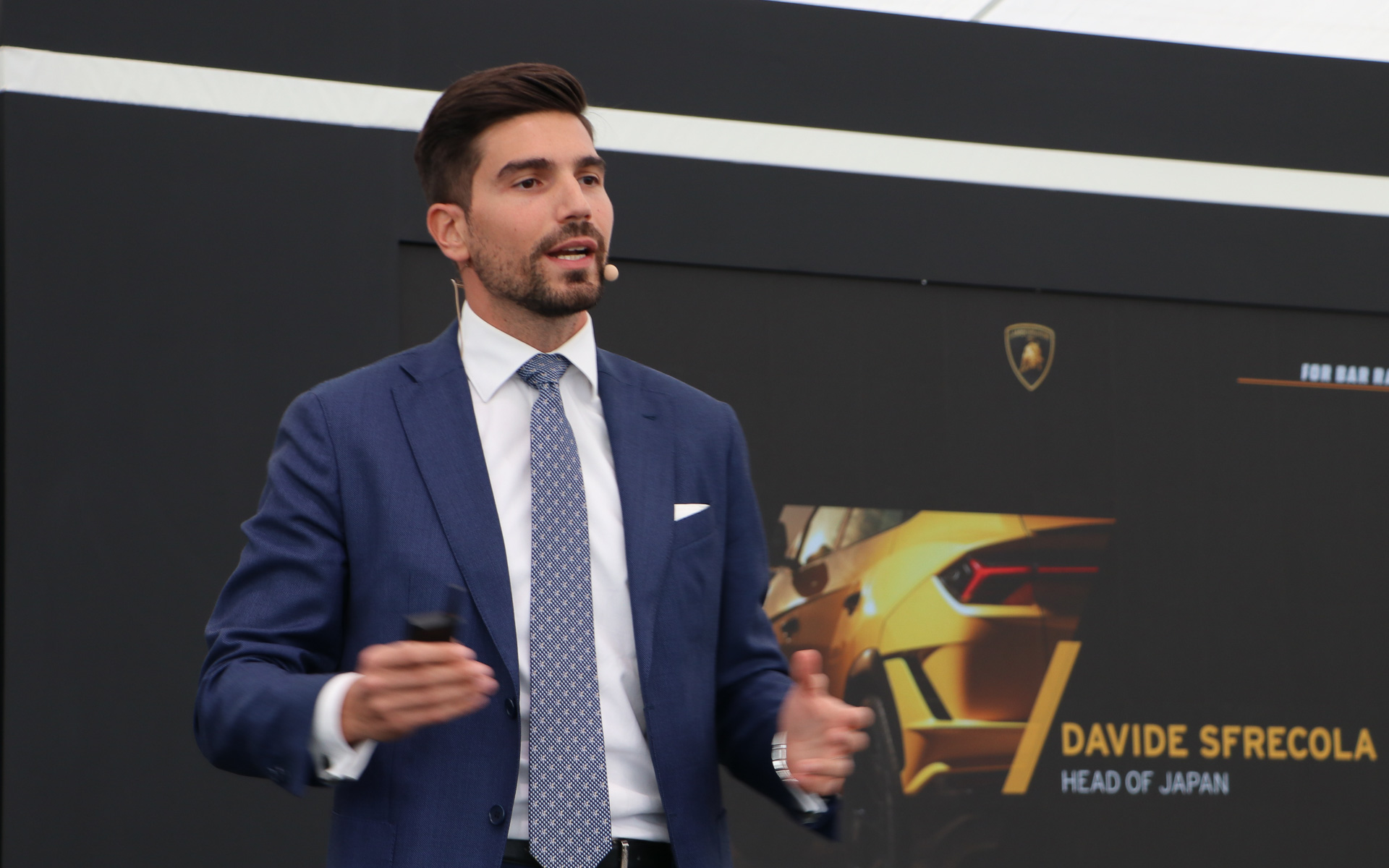 ランボルギーニ・ジャパン代表 ダビデ・スフレコラ氏