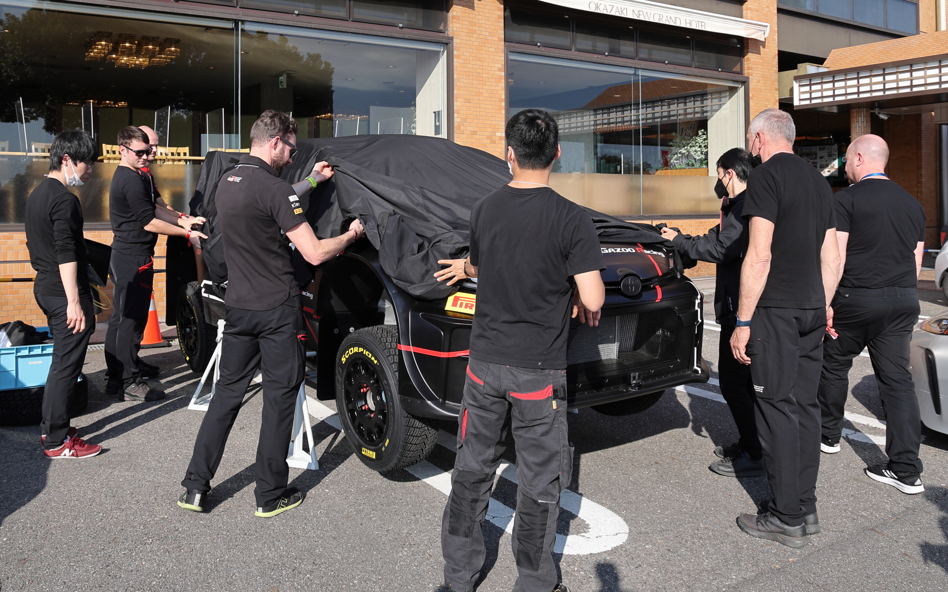 岡崎SSの現地でアンベール