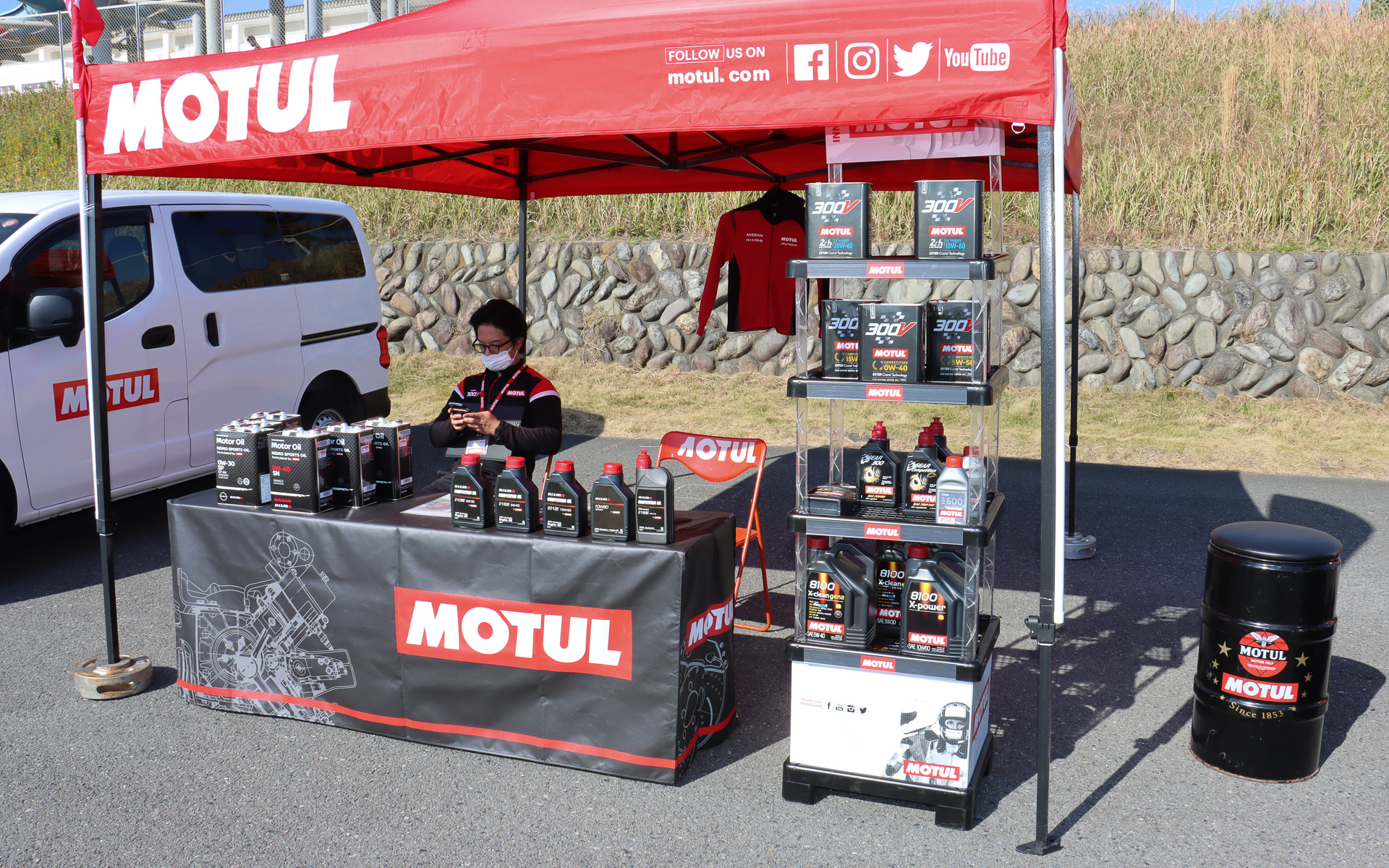 モチュールのブース