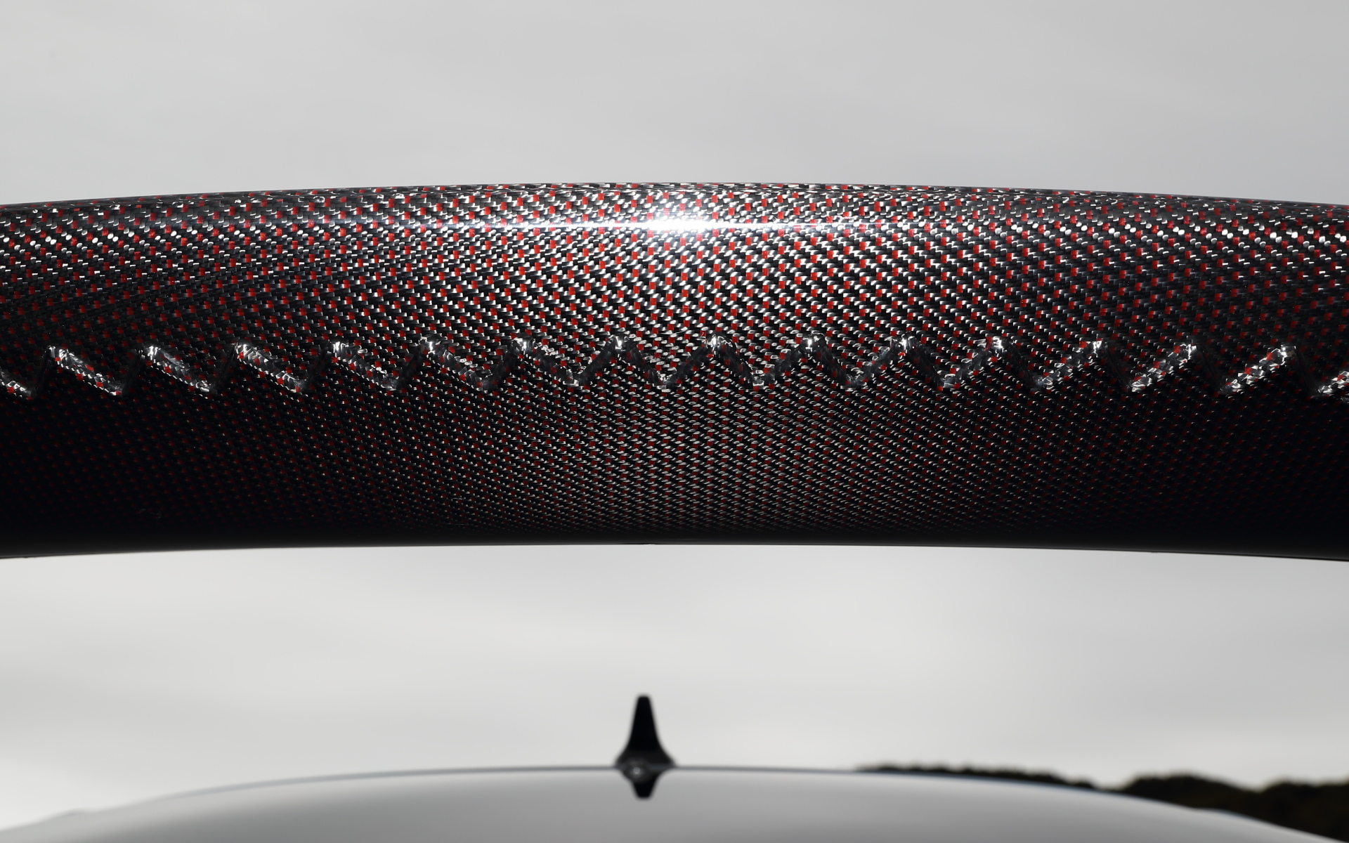 ウイング下面には独特な形状をした突起物が配されている……