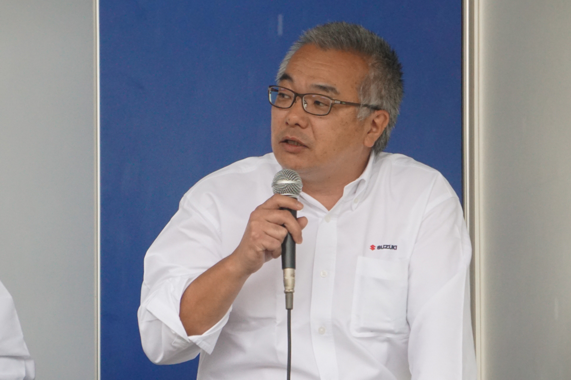 V-STROM SXチーフエンジニアの野尻哲治氏