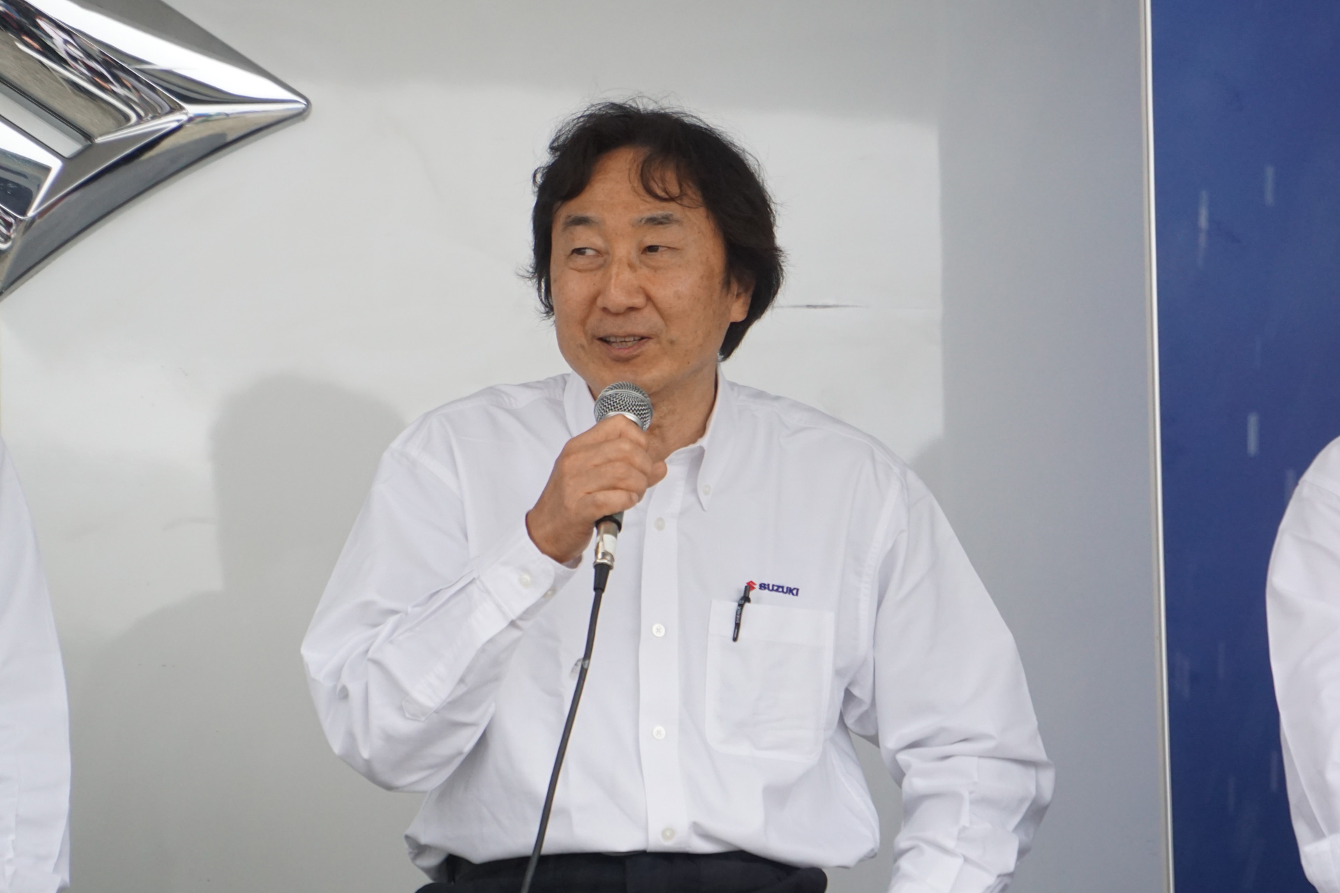 V-STROM 800DEチーフエンジニアの番匠哲也氏