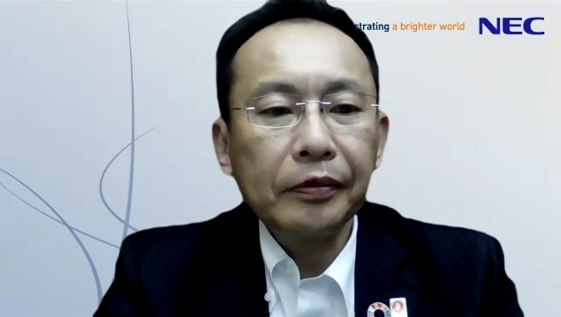 日本電気株式会社 執行役員 清水一寿氏