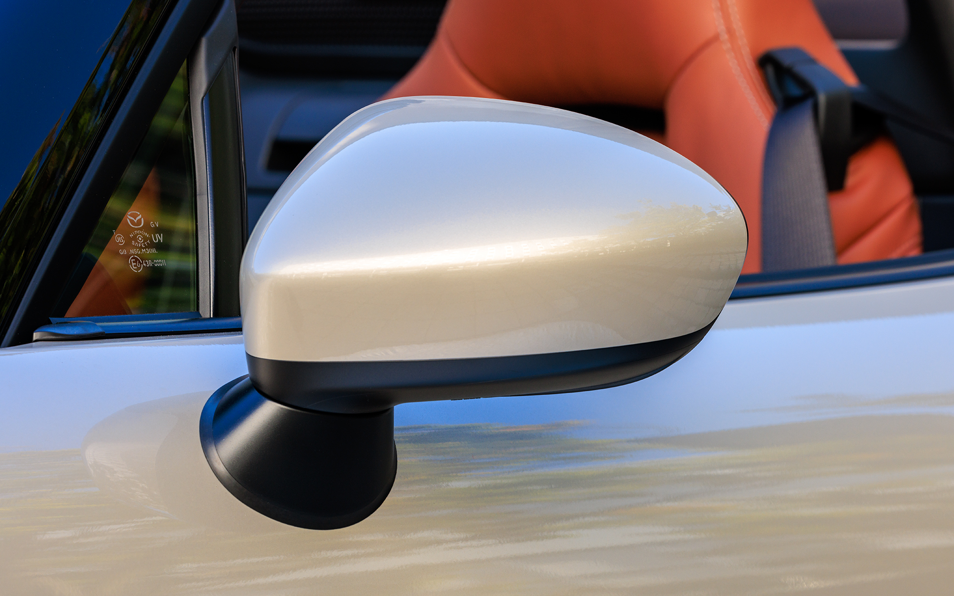 ボディ同色のサイドミラーで一体感を増している