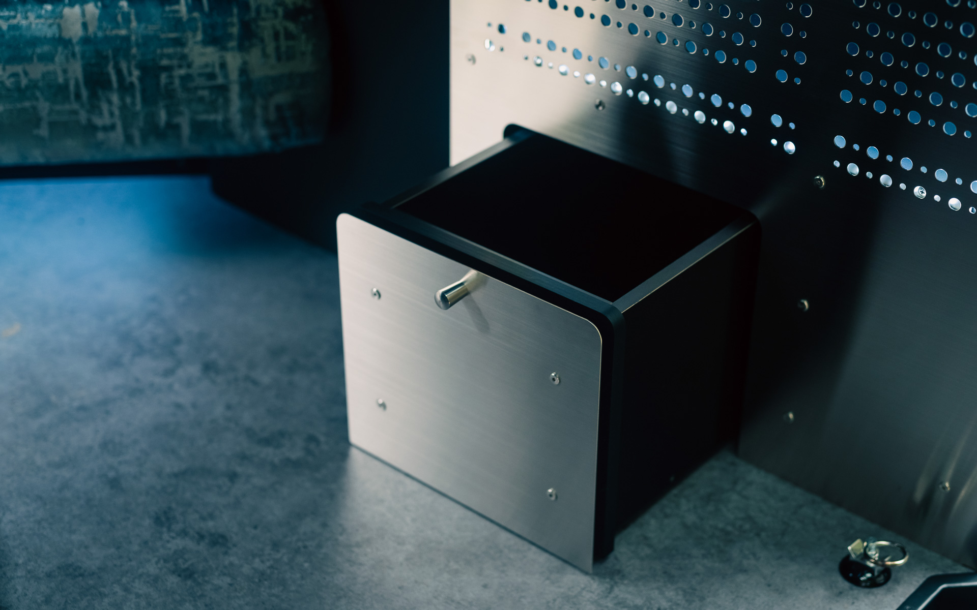 収納スペースも用意している