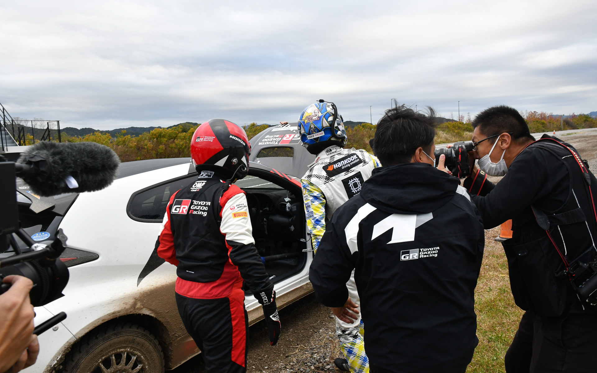 いよいよモリゾウ選手が乗り込む