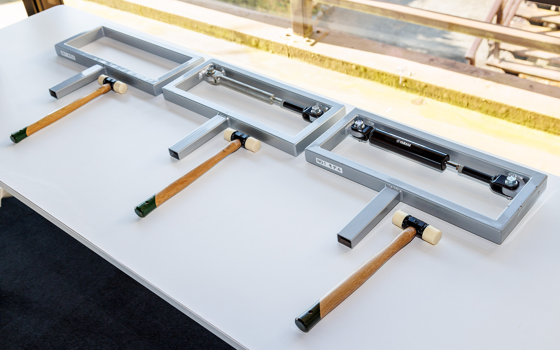 パフォーマンスダンパーの有無によって響き方の違いが理解できるサンプル