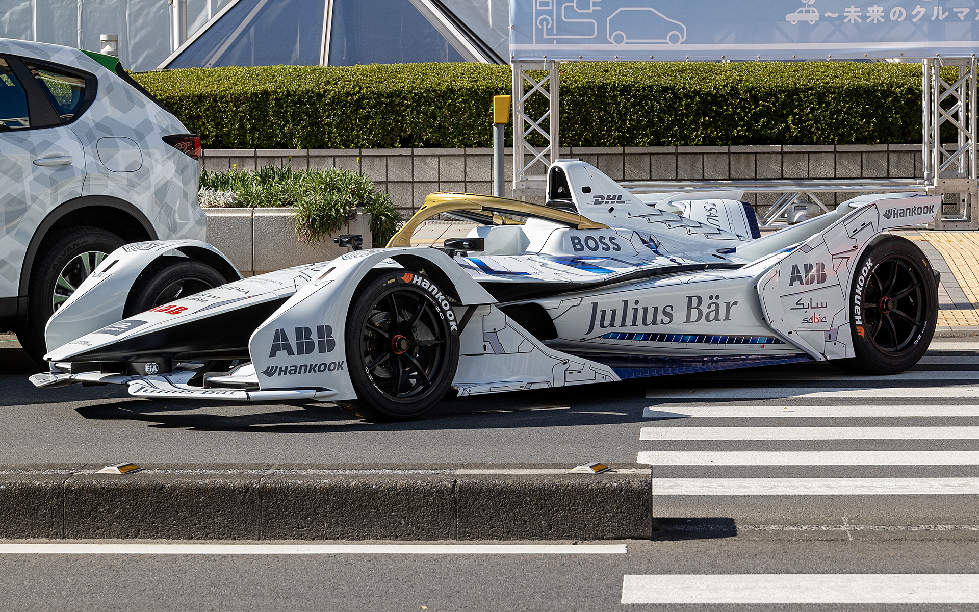 オープニングイベントではフォーミュラEを始め、ZEVの展示とデモ走行が行なわれた