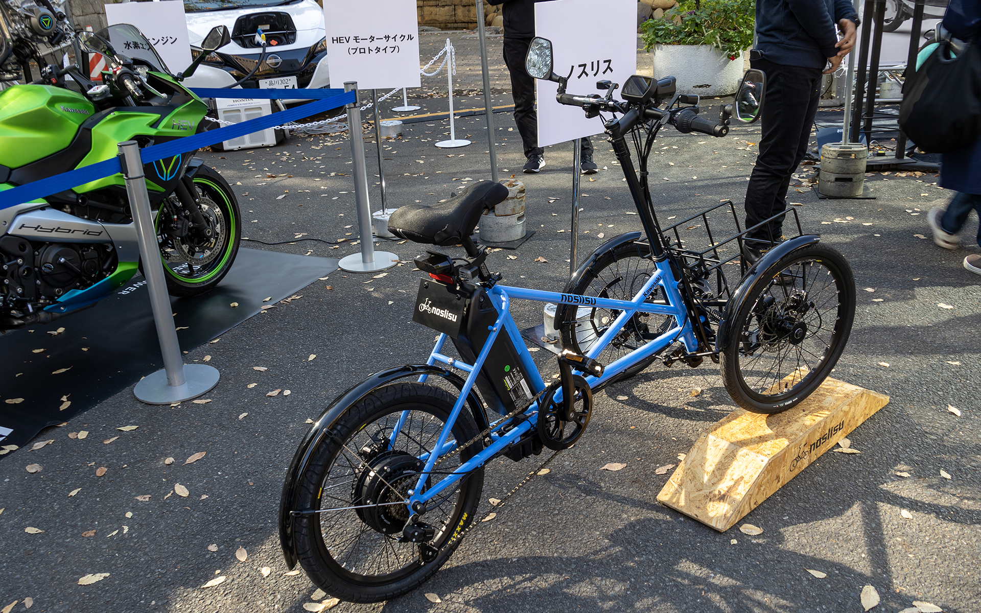 電動3輪ビーグルの「noslisua（ノスリス）」も展示される