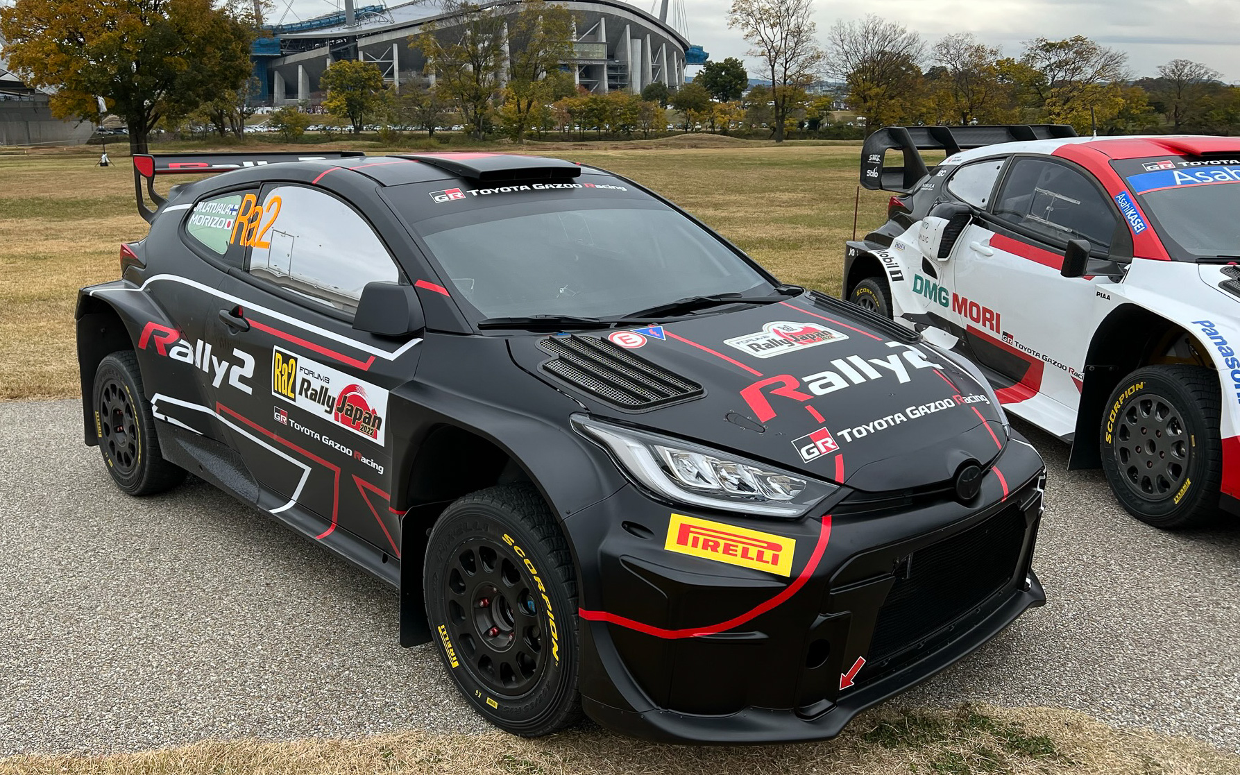 参戦車両として期待されるWRC2用ラリー2車両「GRヤリス ラリー2 プロトタイプ」