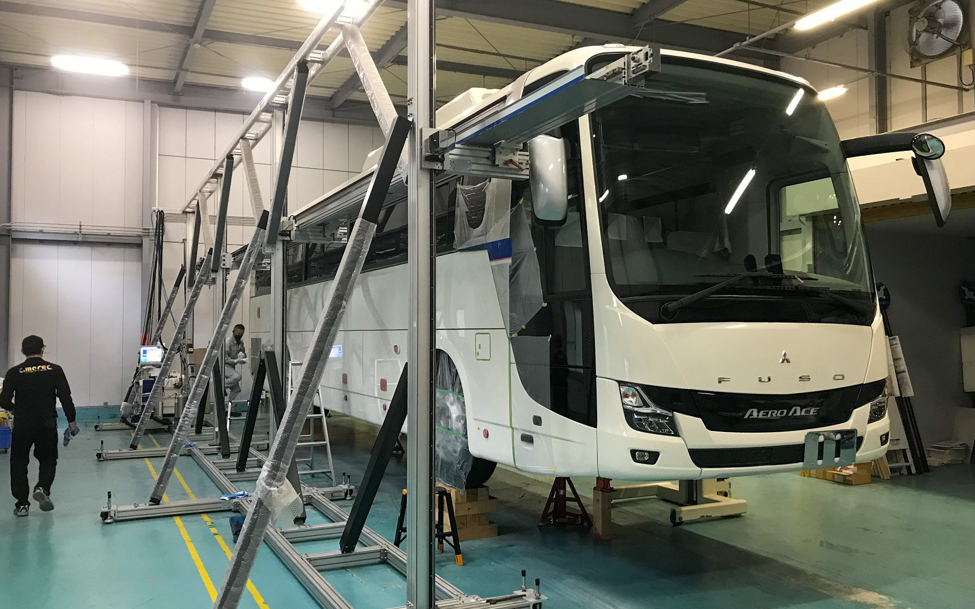 「ボディプリント事業」に向けて導入されたオートボディプリンター