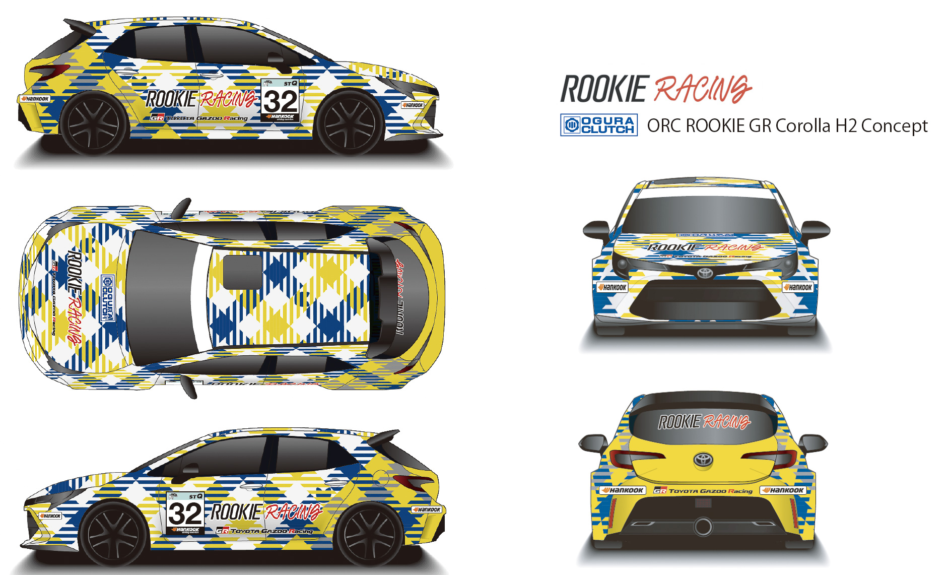 32号車 ORC ROOKIE GR Corolla H2 concept