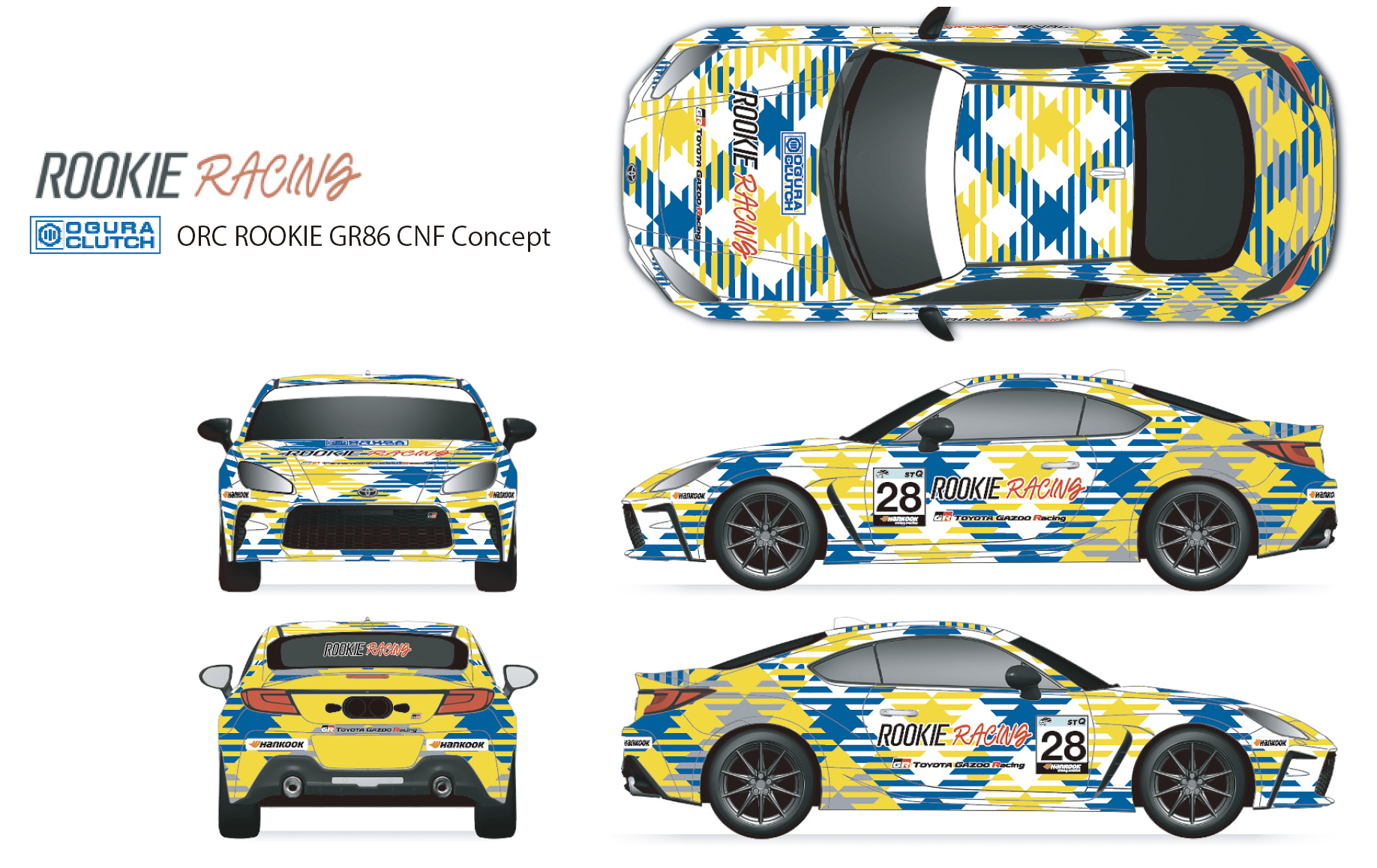 28号車 ORC ROOKIE GR86 CNF concept