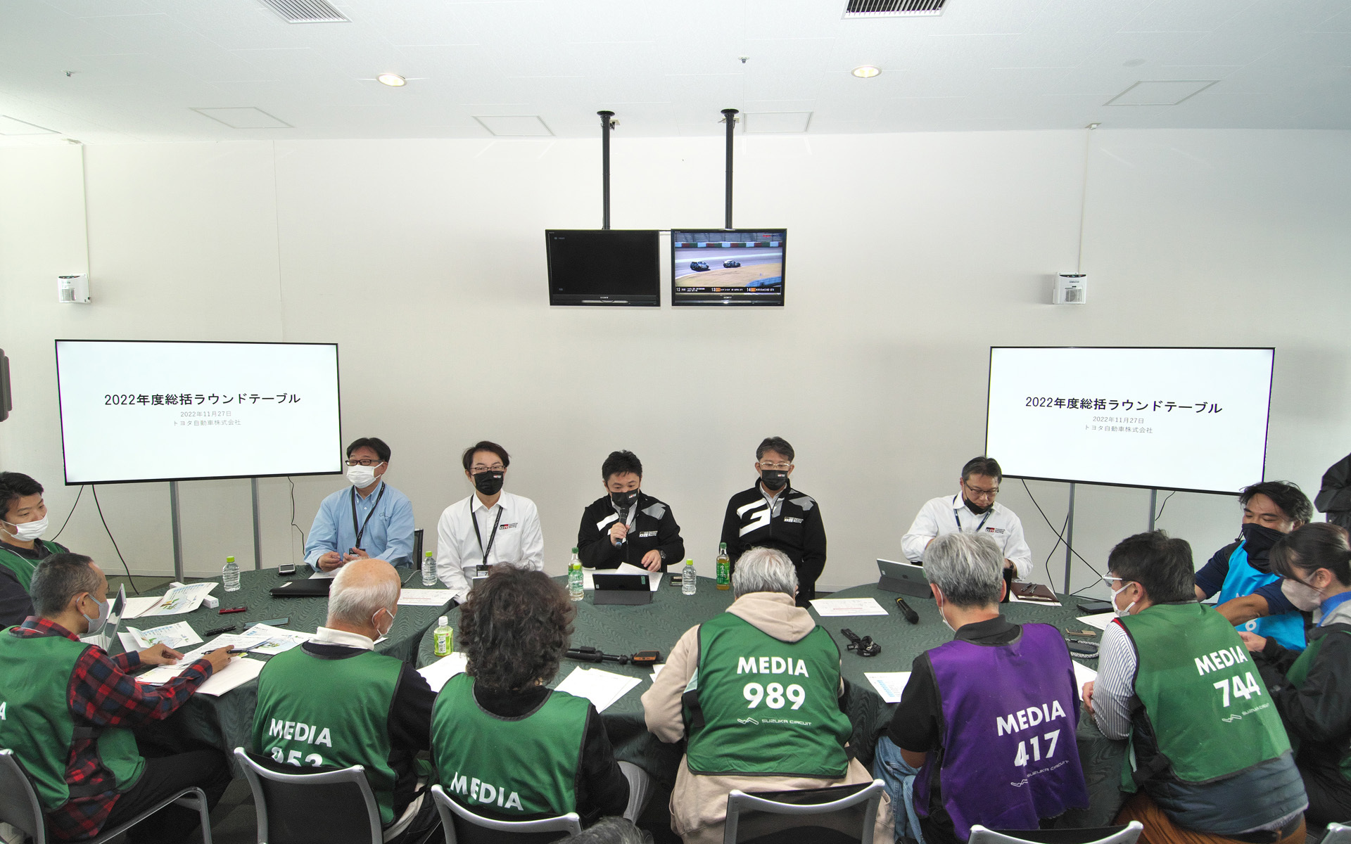 スーパー耐久最終戦鈴鹿において行なわれた報告会の模様