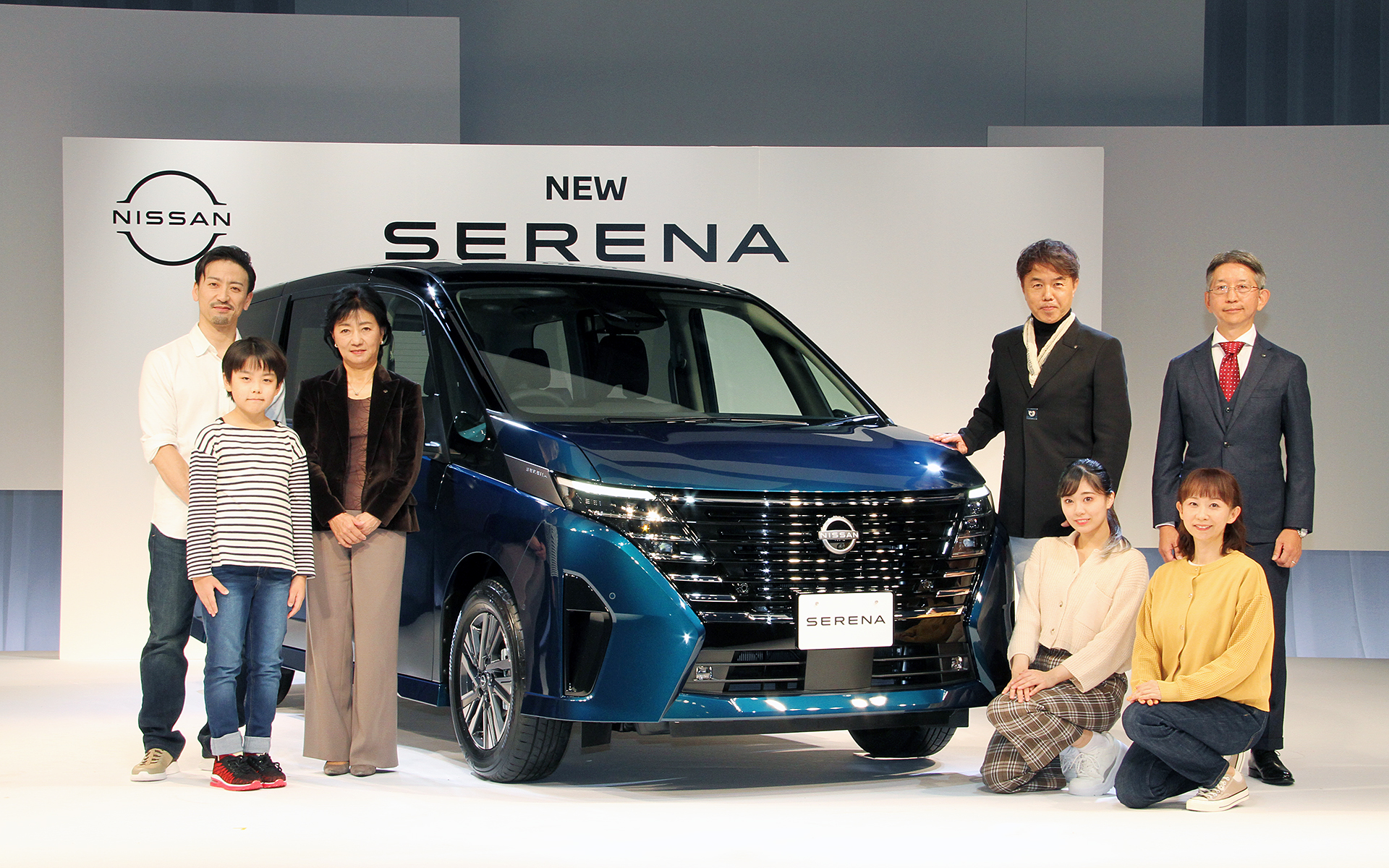 フルモデルチェンジした「セレナ」の発表会を開催